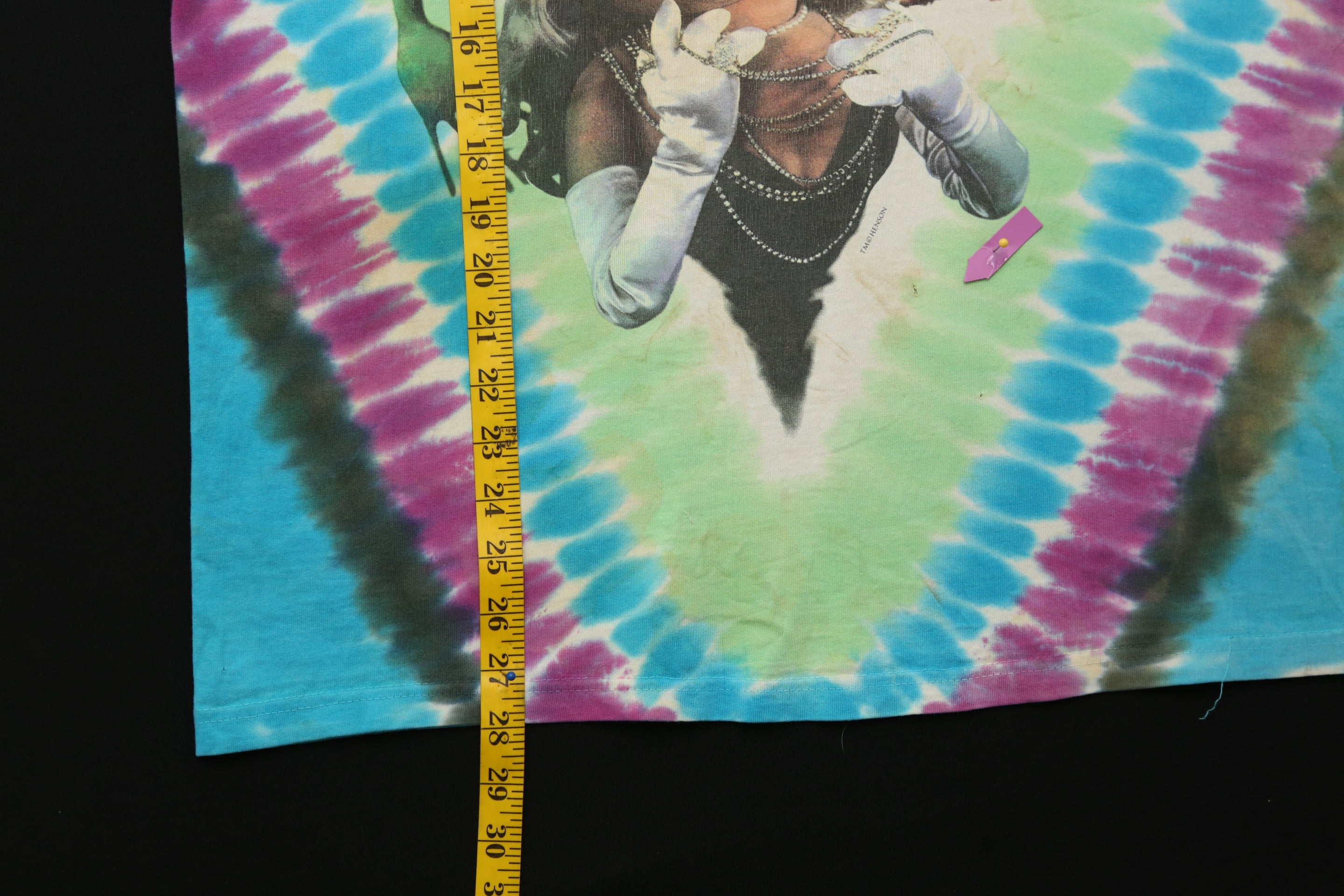 The Muppets Liquid Blue Tie Dye Vintage T-Shirt