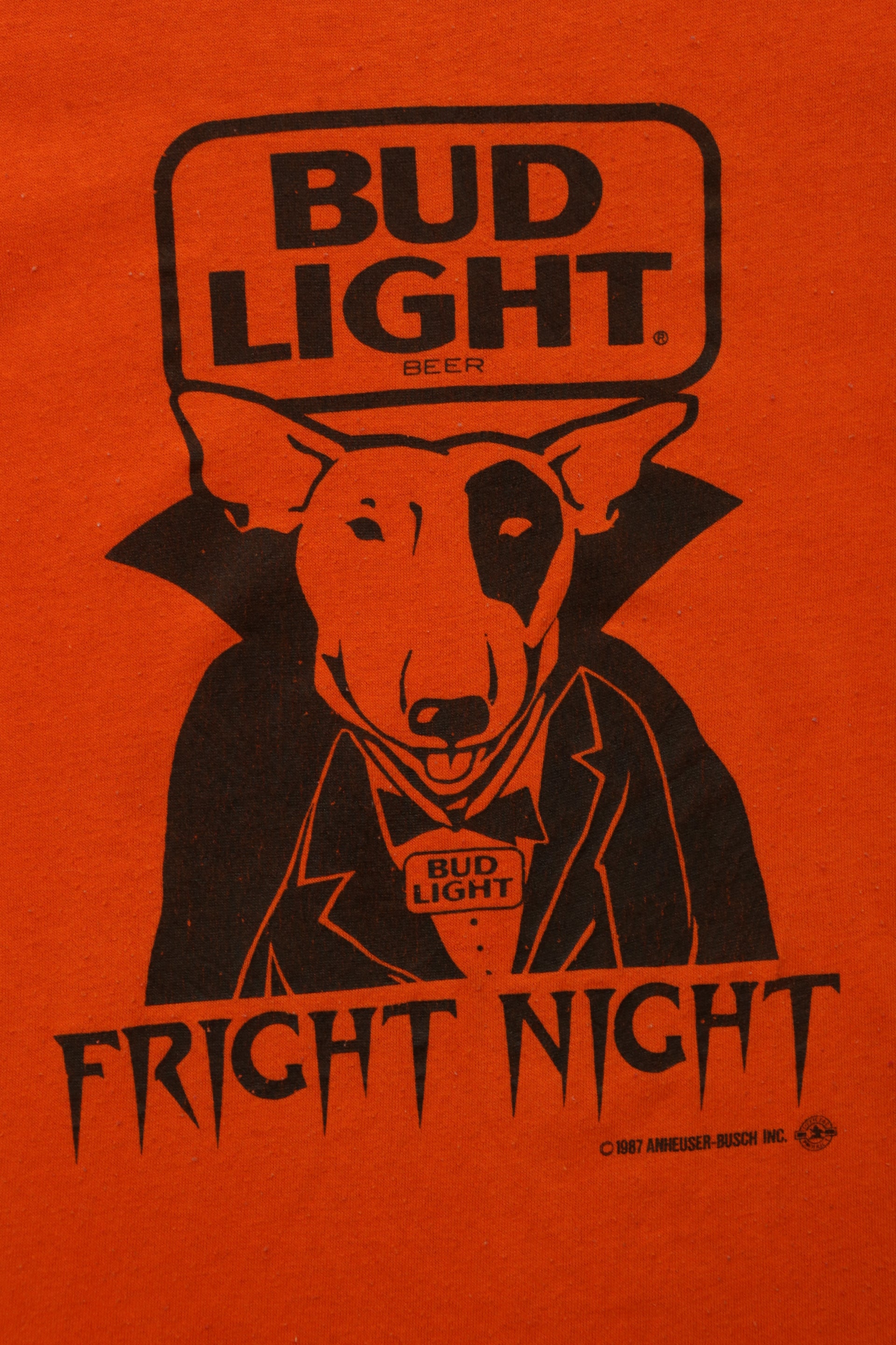 1987 Bud Light Halloween Graphic Shirt