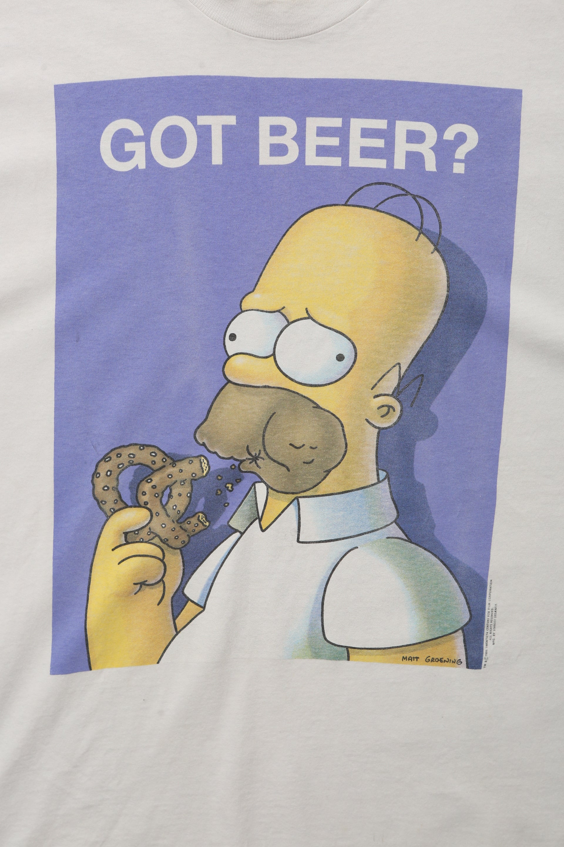 Vintage Homer Simpson "Got Beer?" T-Shirt
