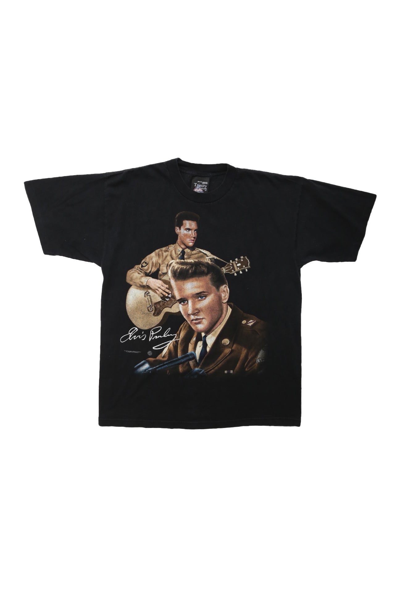 Elvis Presley "King of Rock and Roll" Army Uniform T-Shirt