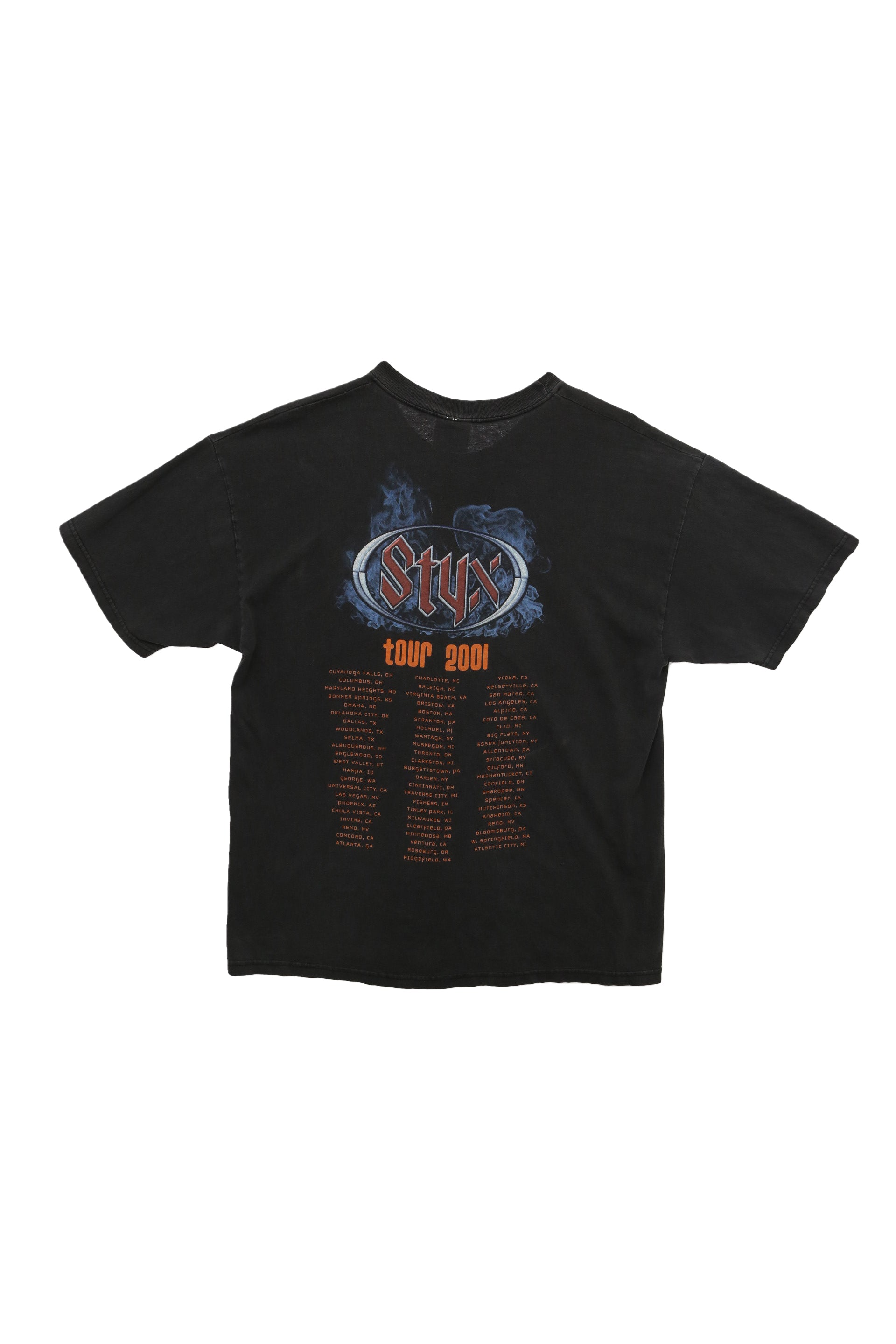 Y2K Styx Band Graphic T-shirt