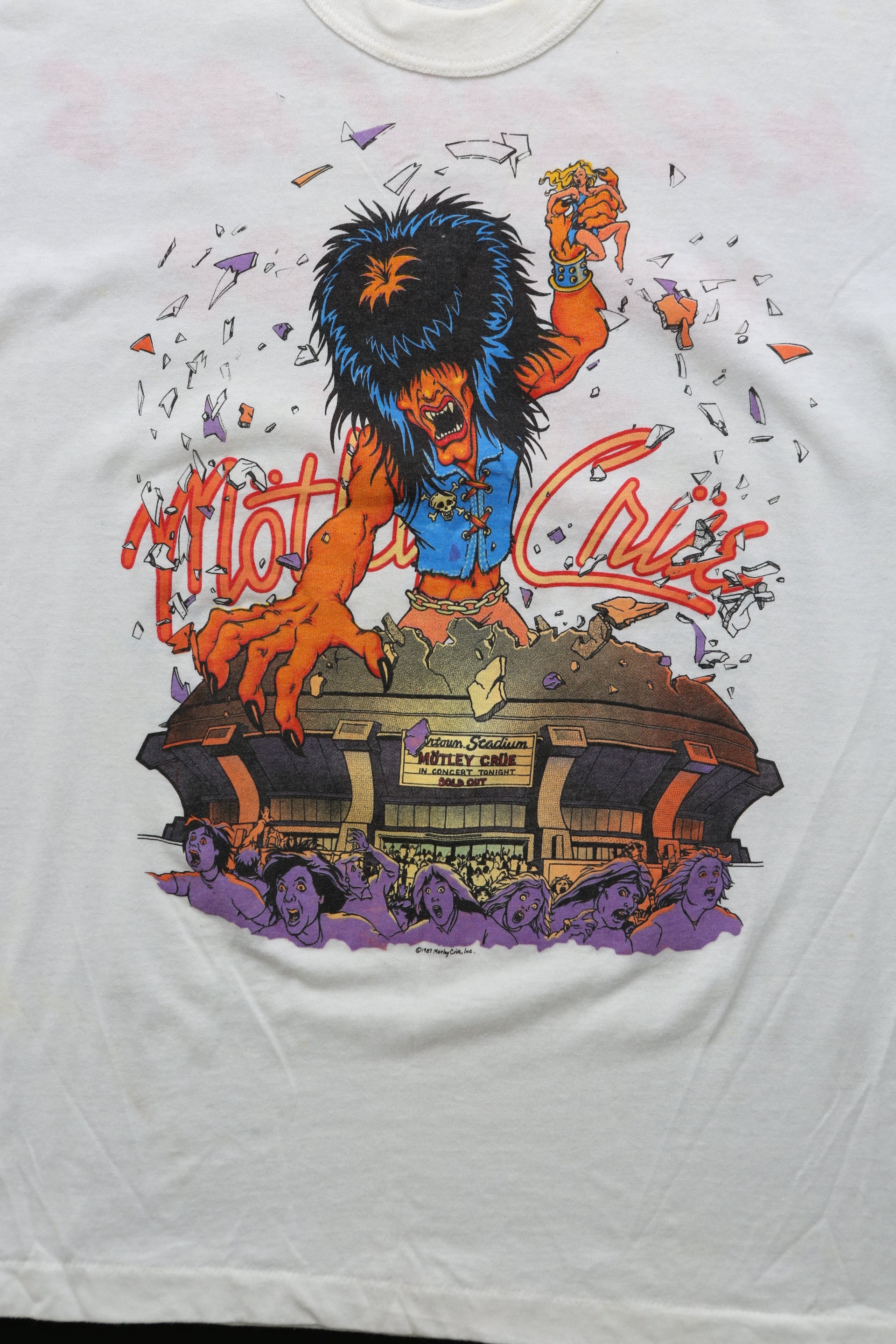 RARE Motley Crue Kickin' Ass Tour T-shirt