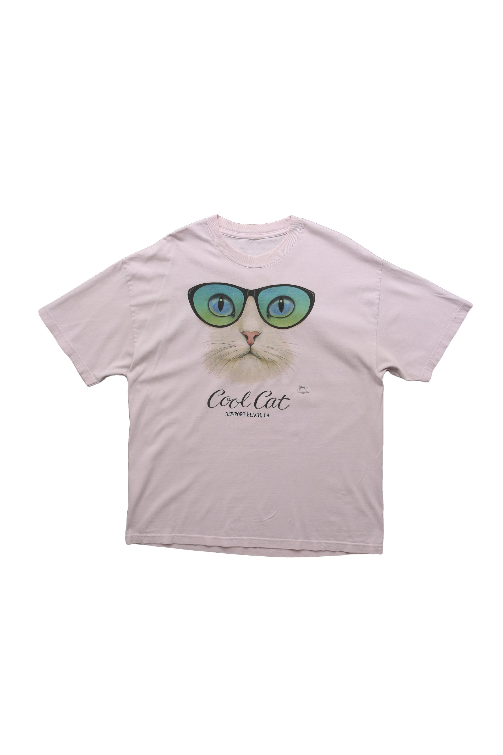 Pink Cool Cat T-shirt