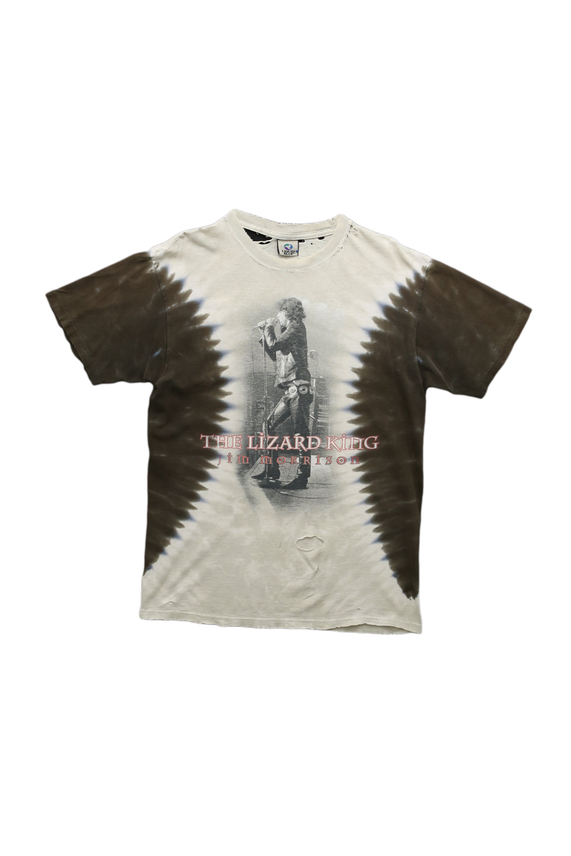 Liquid Blue Jim Morrison The Lizard King Tie Dye Shirt