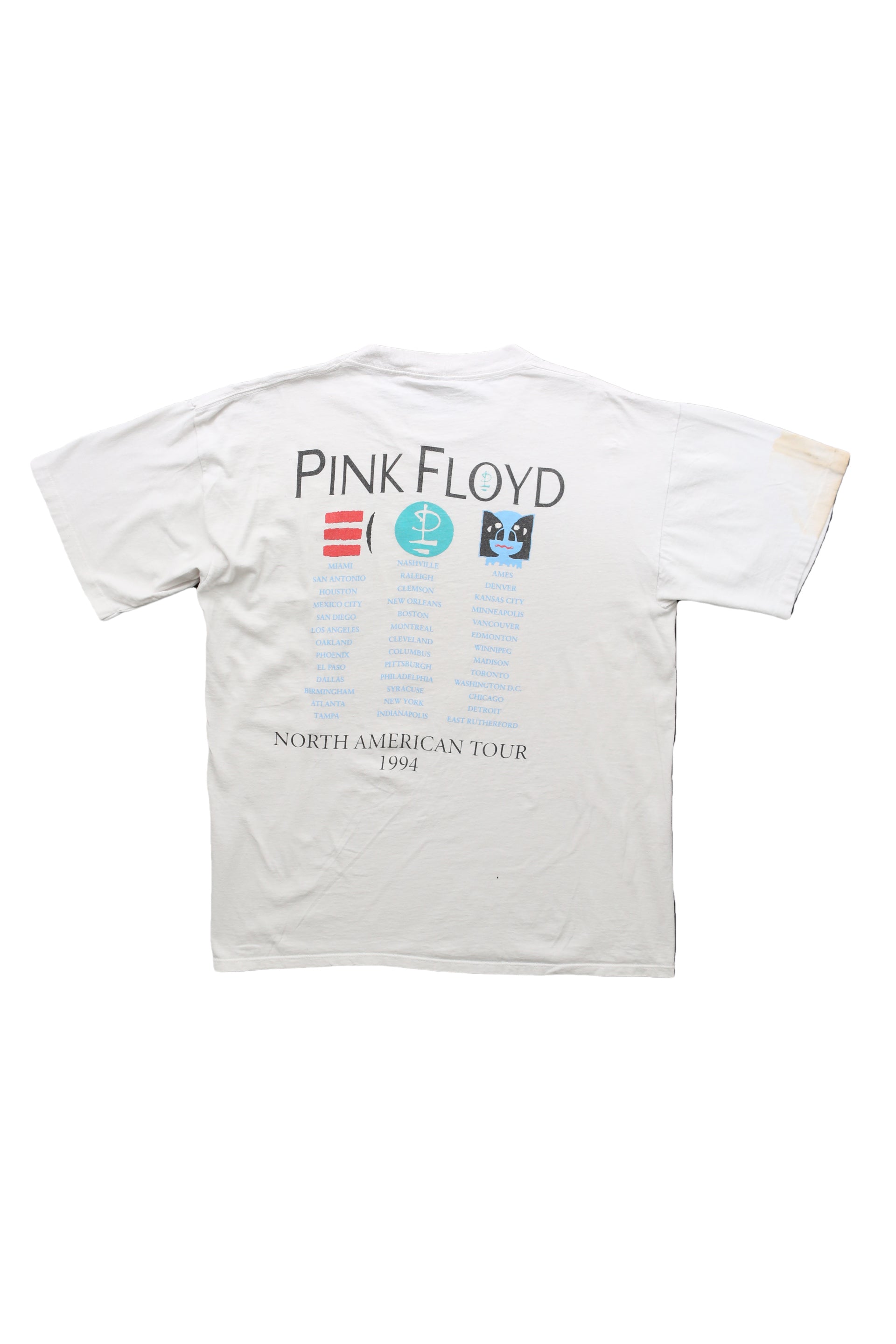 1994 Pink Floyd The Division Bell Graphic T-shirt