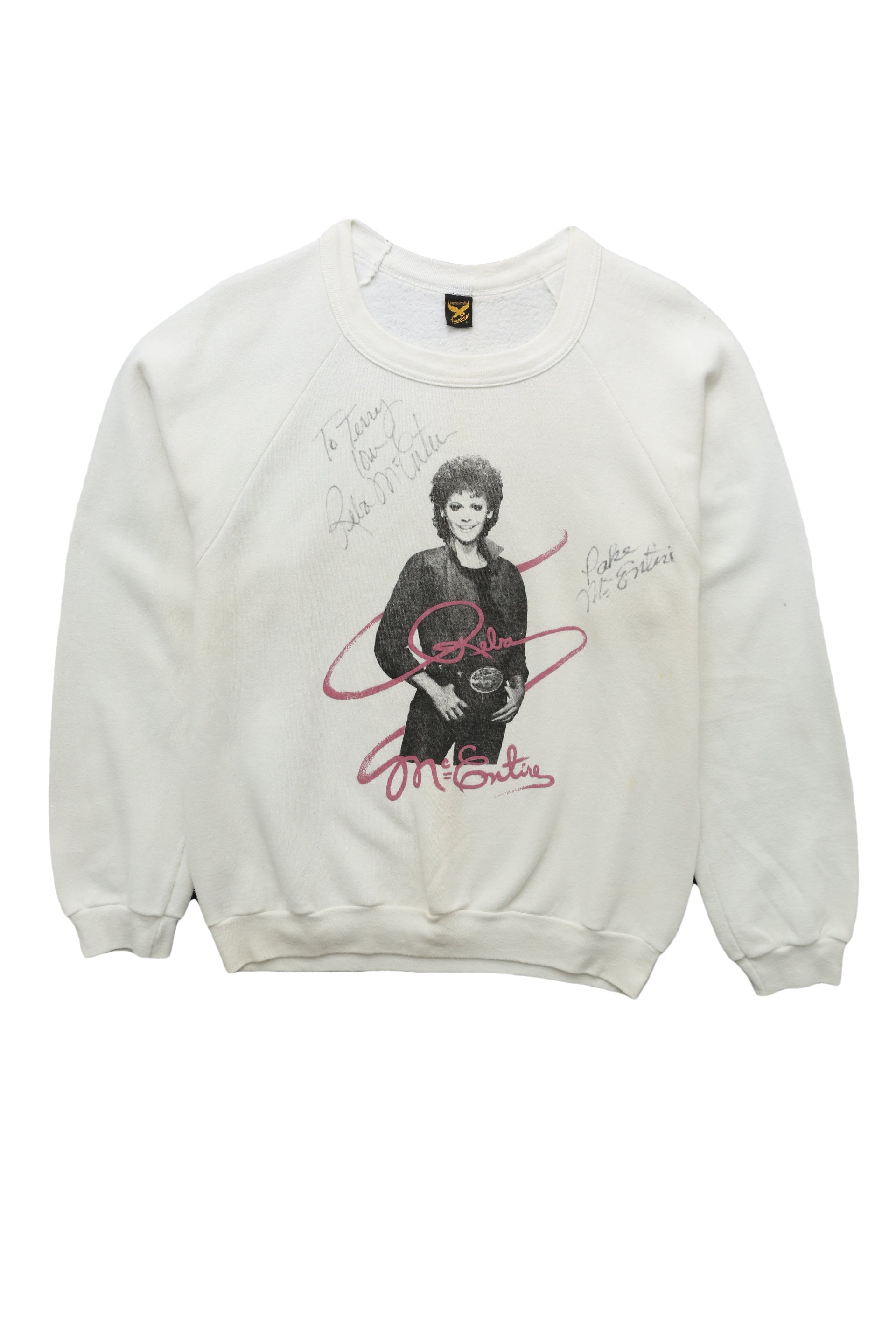 Signed Reba McEntire Album Cover Graphic Sweatshirt
