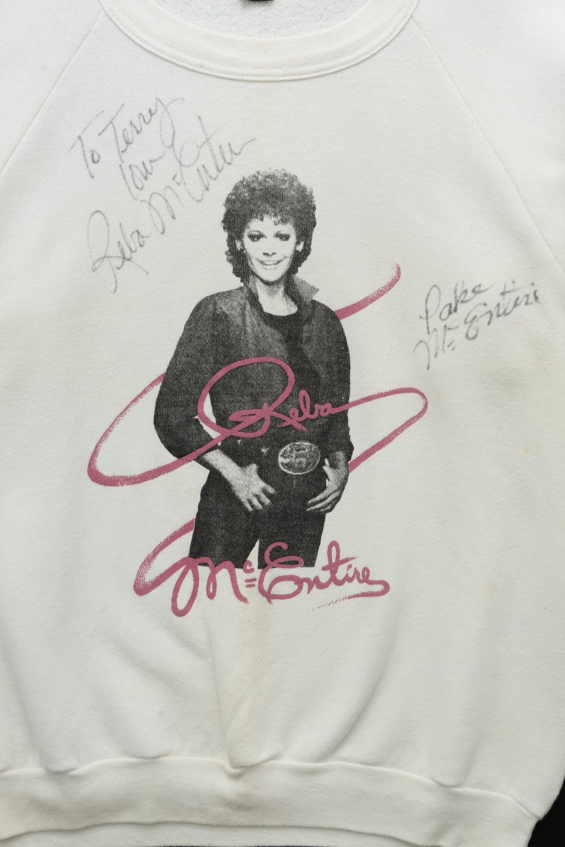 Signed Reba McEntire Album Cover Graphic Sweatshirt