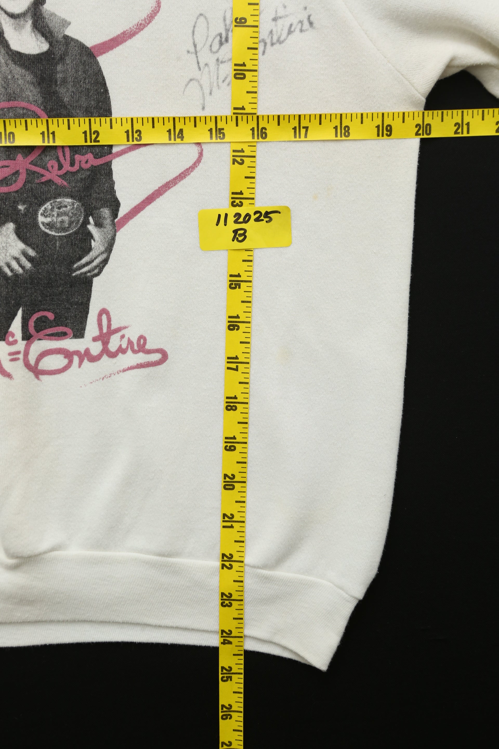 Signed Reba McEntire Album Cover Graphic Sweatshirt