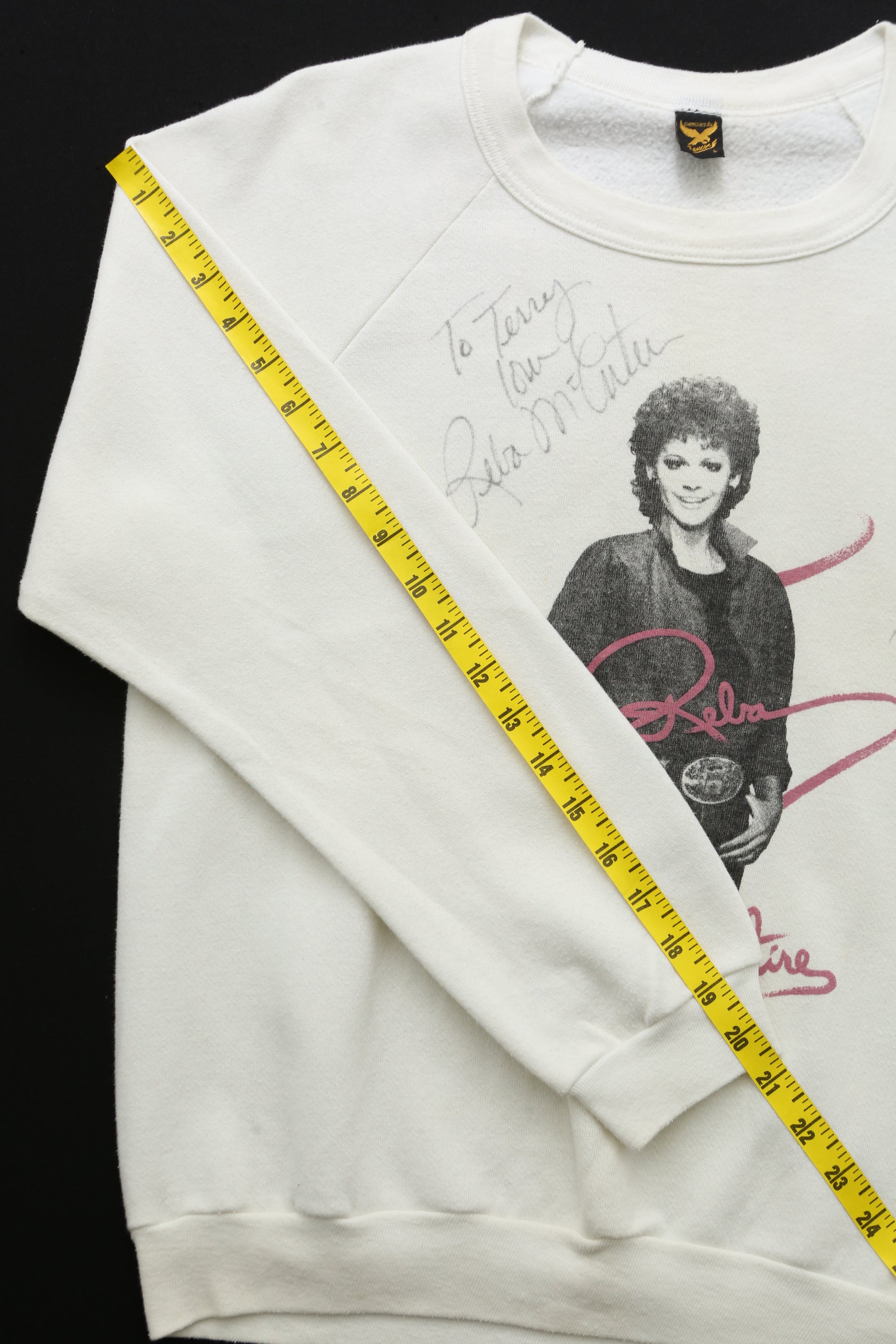 Signed Reba McEntire Album Cover Graphic Sweatshirt