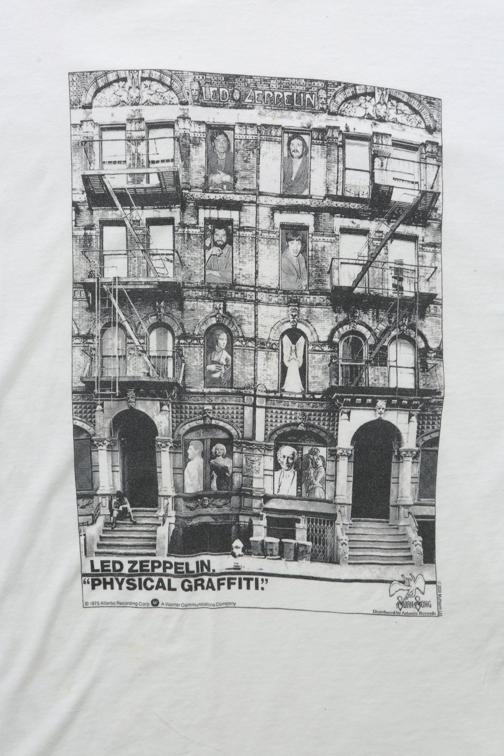 Y2K Led Zeppelin Physical Graffiti T shirt