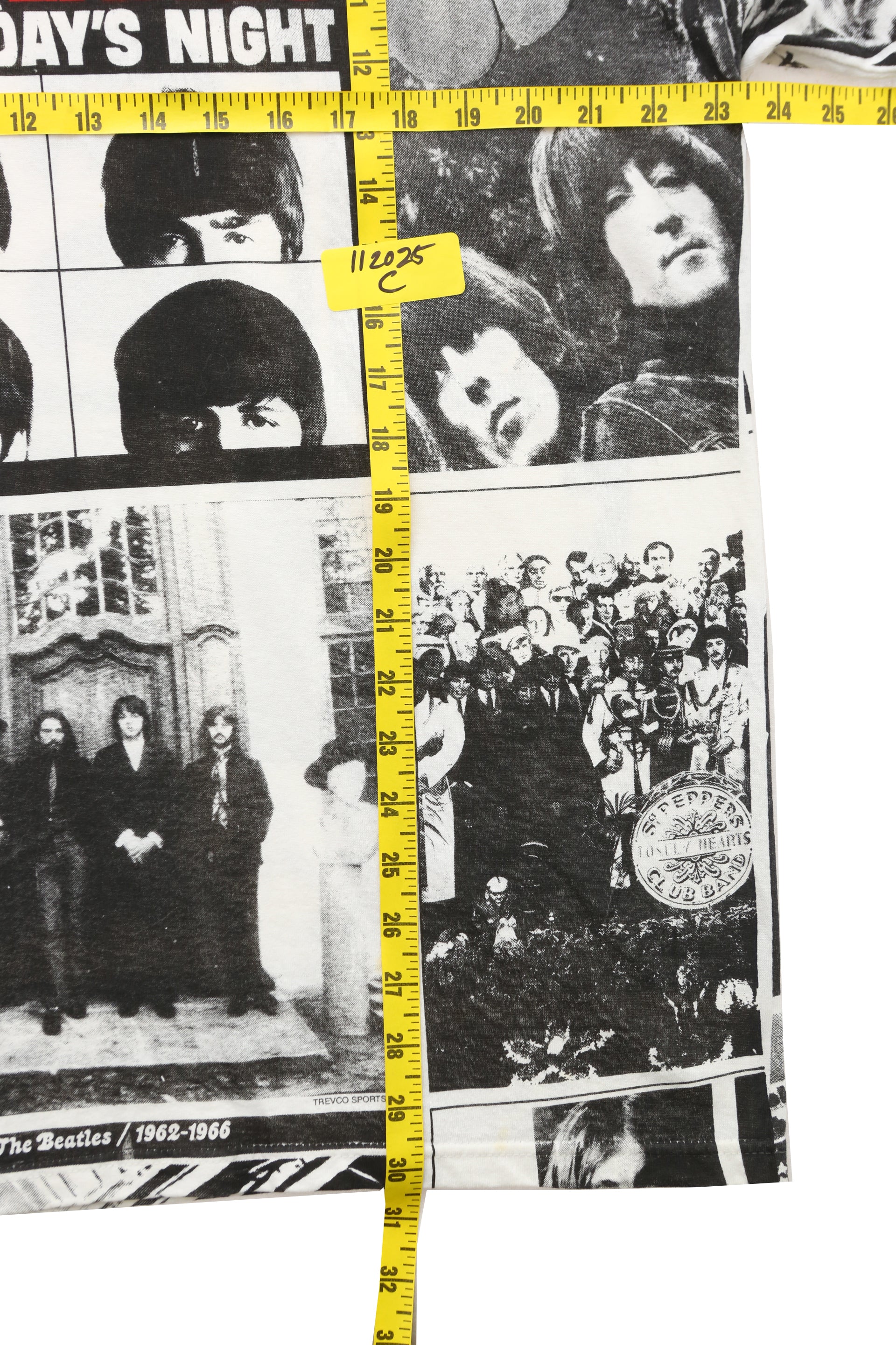 1990's The Beatles Hard Day's Night All Over Print T-shirt