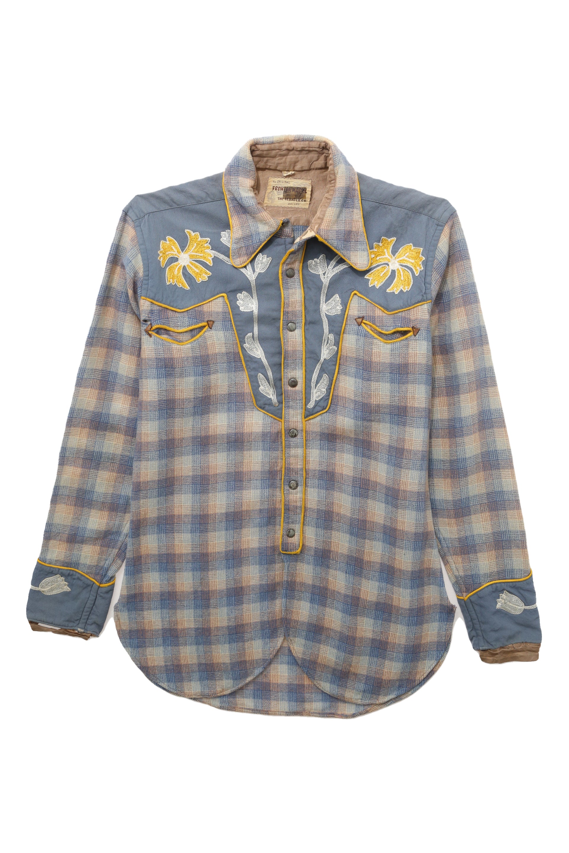 1970's H-Bar C California Ranchwear Western Pearl Snap Shirt