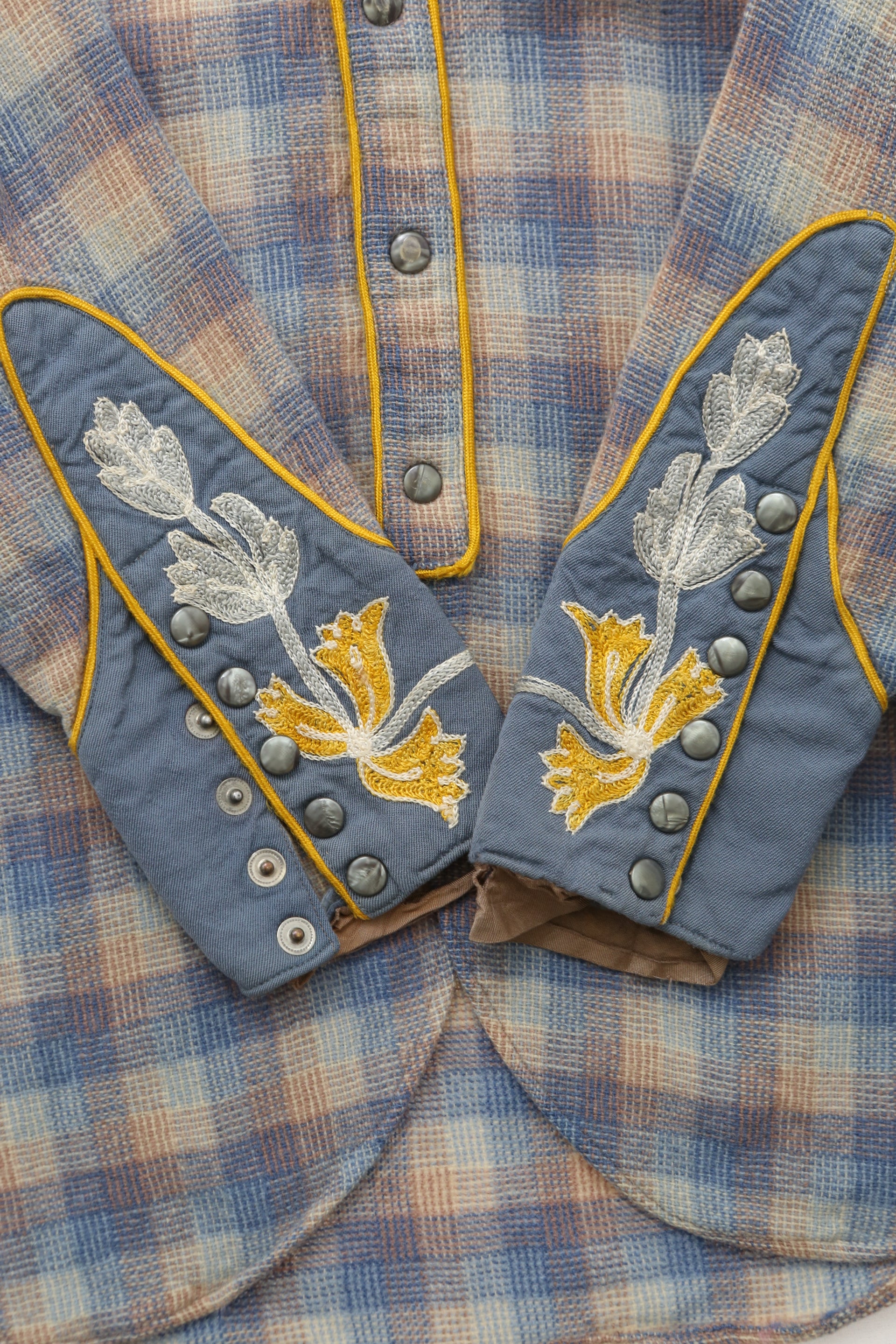 1970's H-Bar C California Ranchwear Western Pearl Snap Shirt