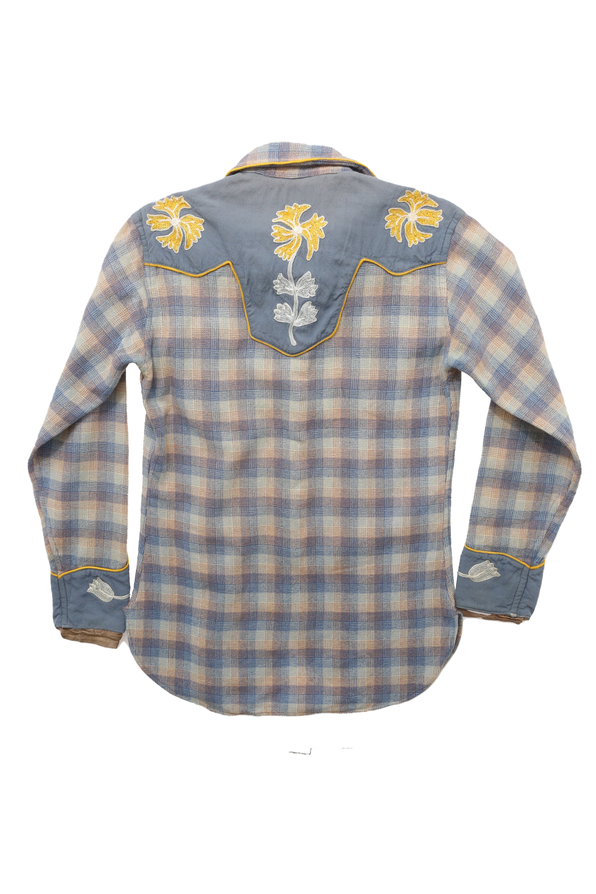 1970's H-Bar C California Ranchwear Western Pearl Snap Shirt