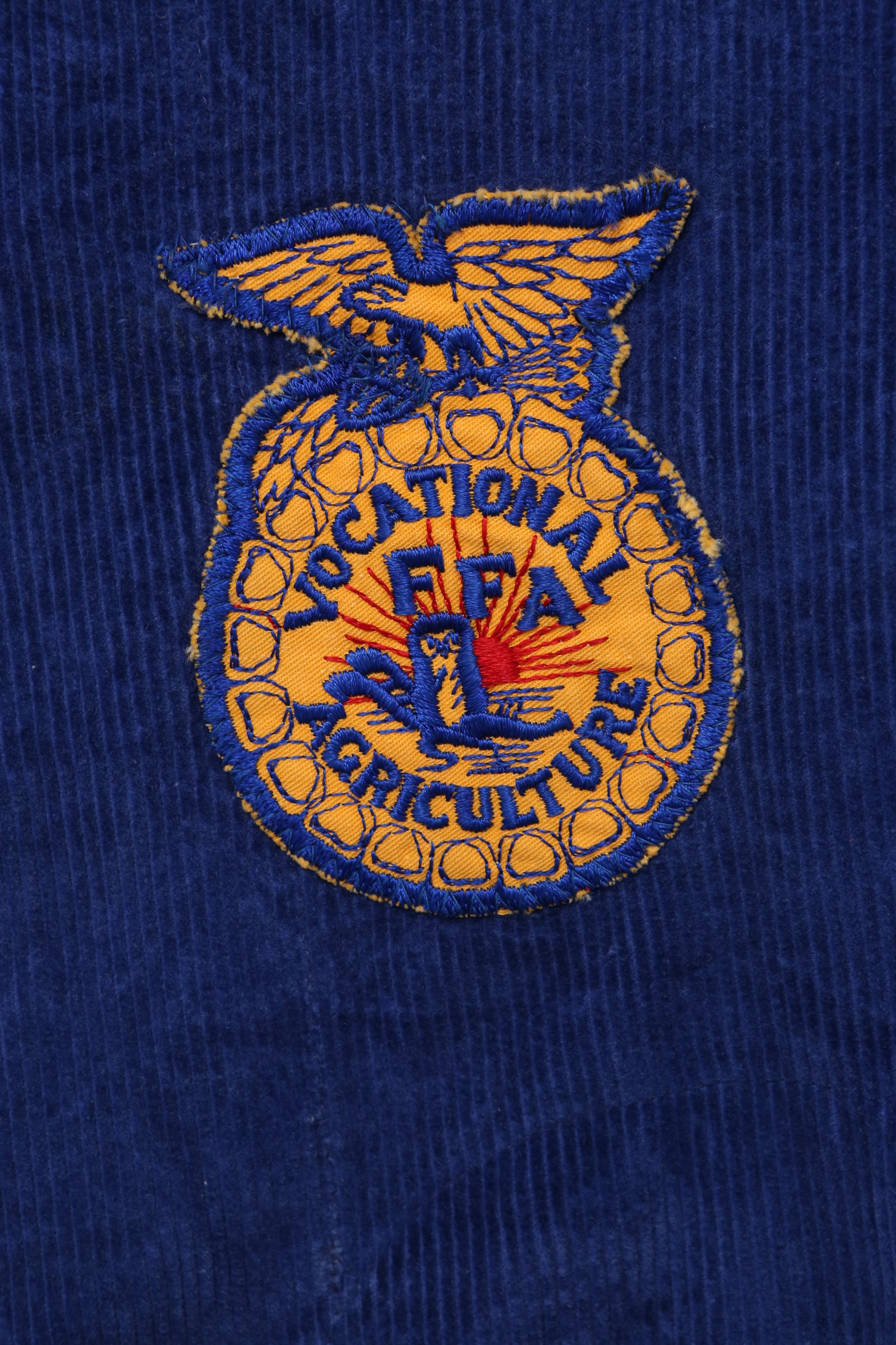 National FFA Organization Blue Corduroy Jacket