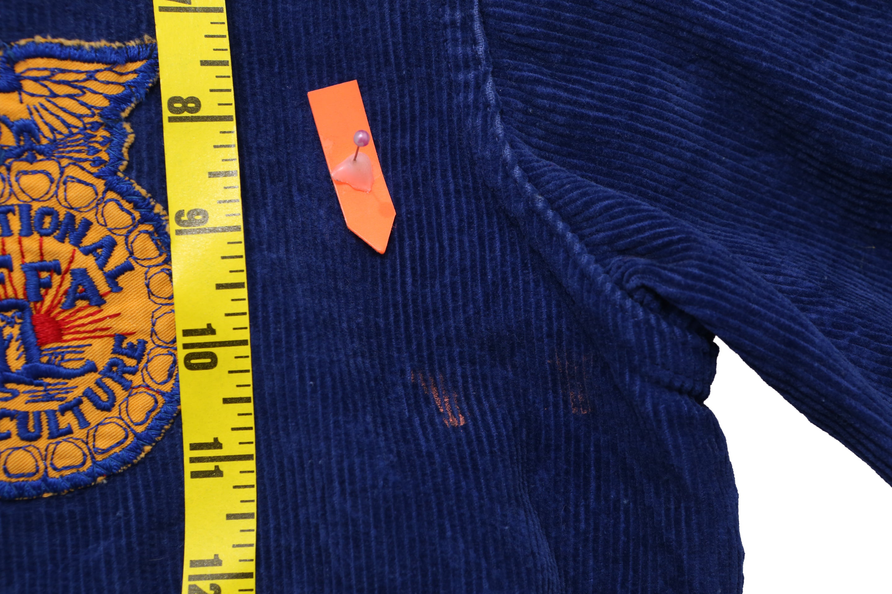 National FFA Organization Blue Corduroy Jacket