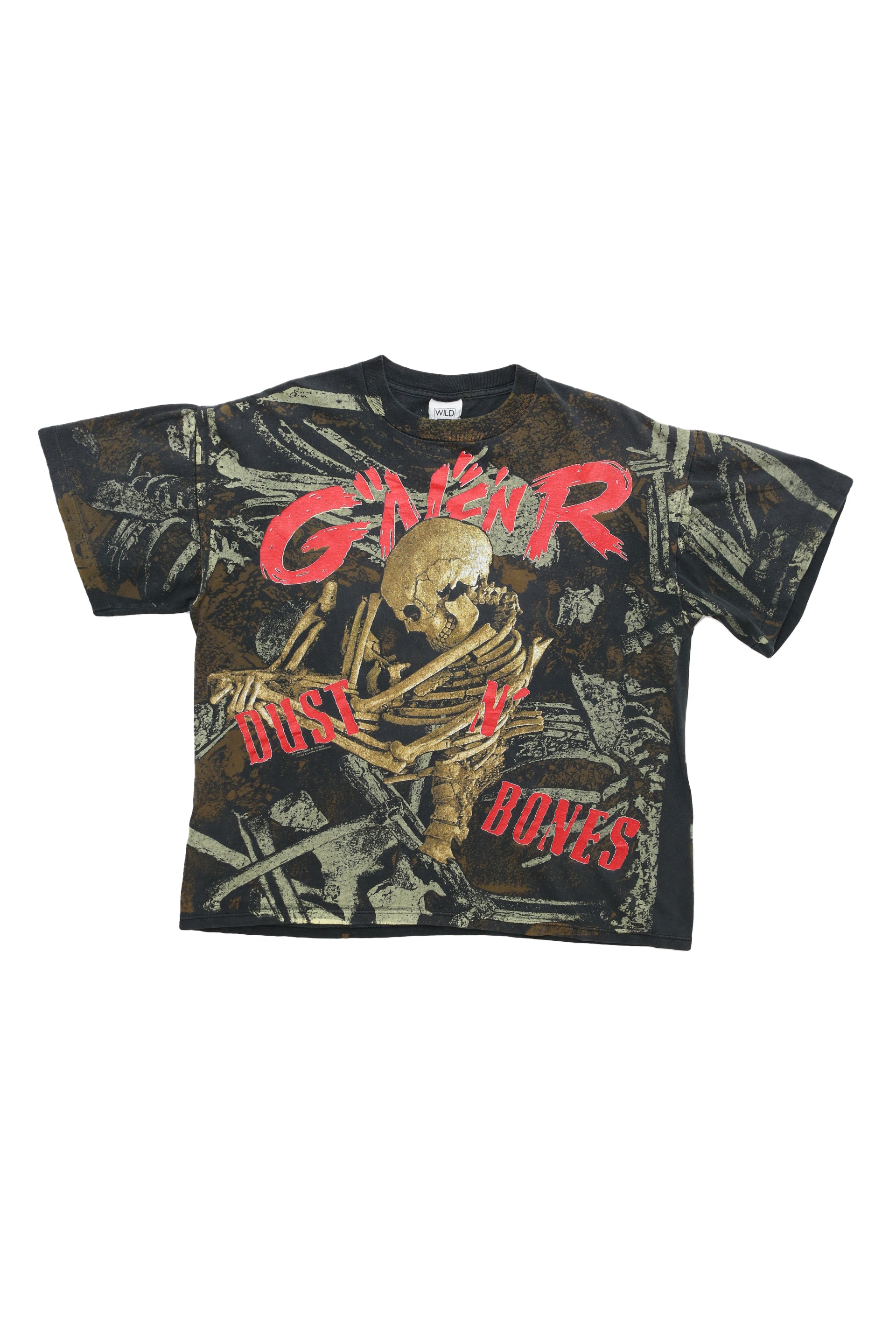 1992 Vintage Guns and Roses "Dust N' Bones" AOP T-shirts