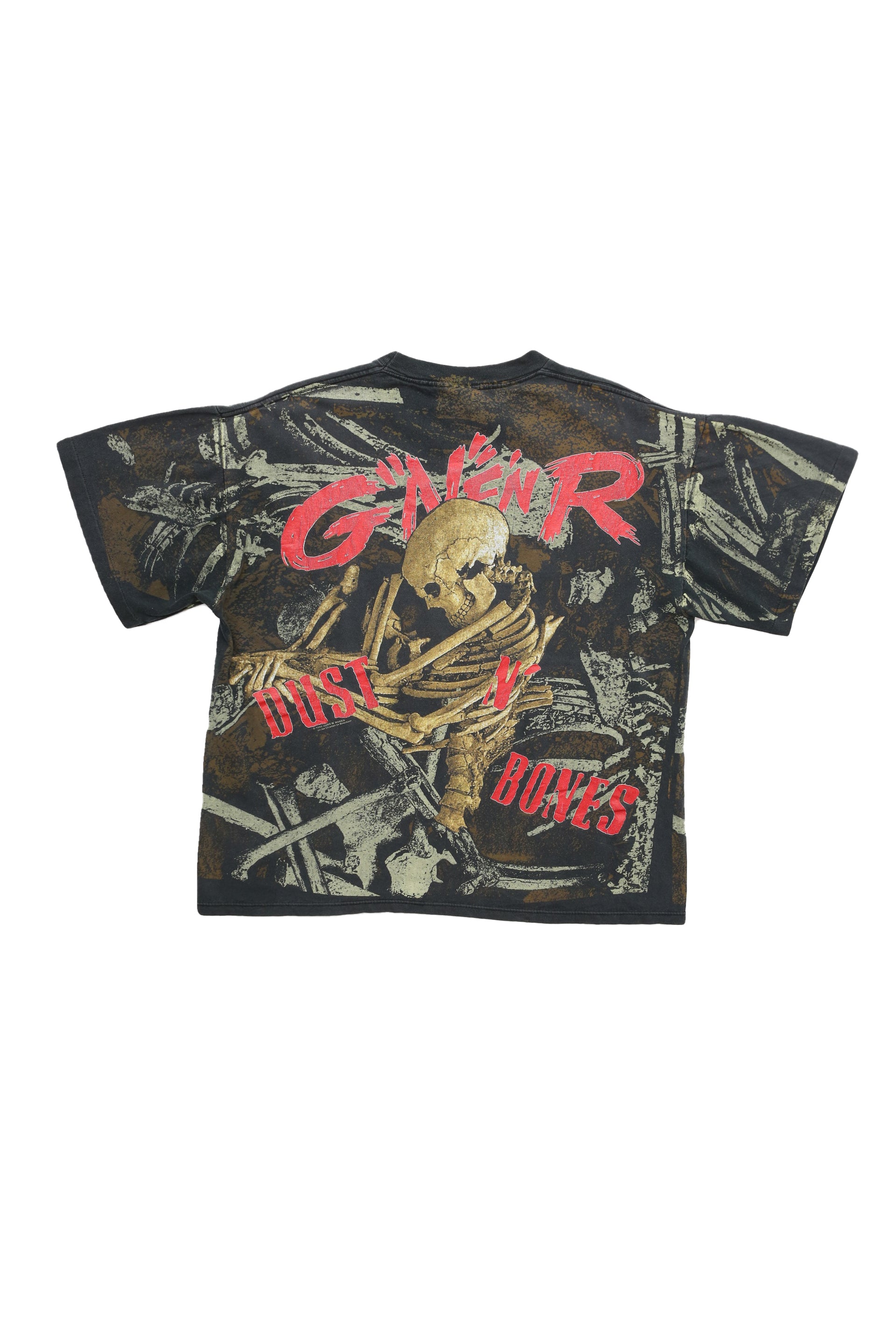 1992 Vintage Guns and Roses "Dust N' Bones" AOP T-shirts