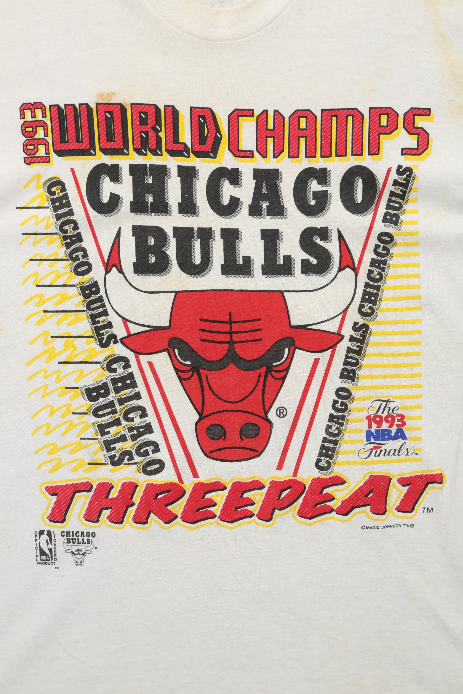 1993 Vintage Chicago Bulls World Champs t-shirt