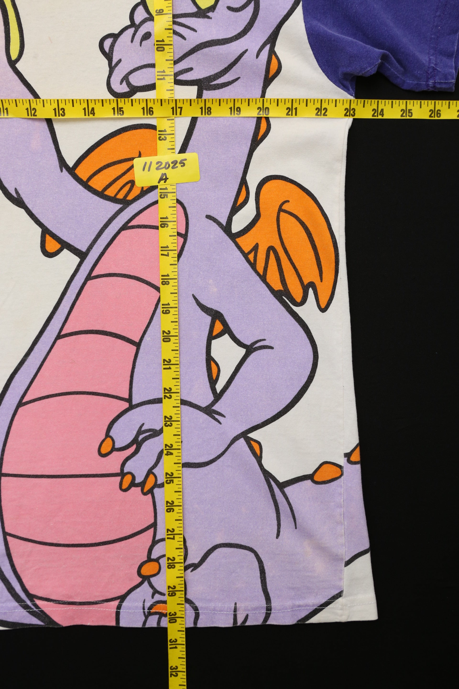 1990's Disney Originals Figment the Dragon wraparound t-shirt