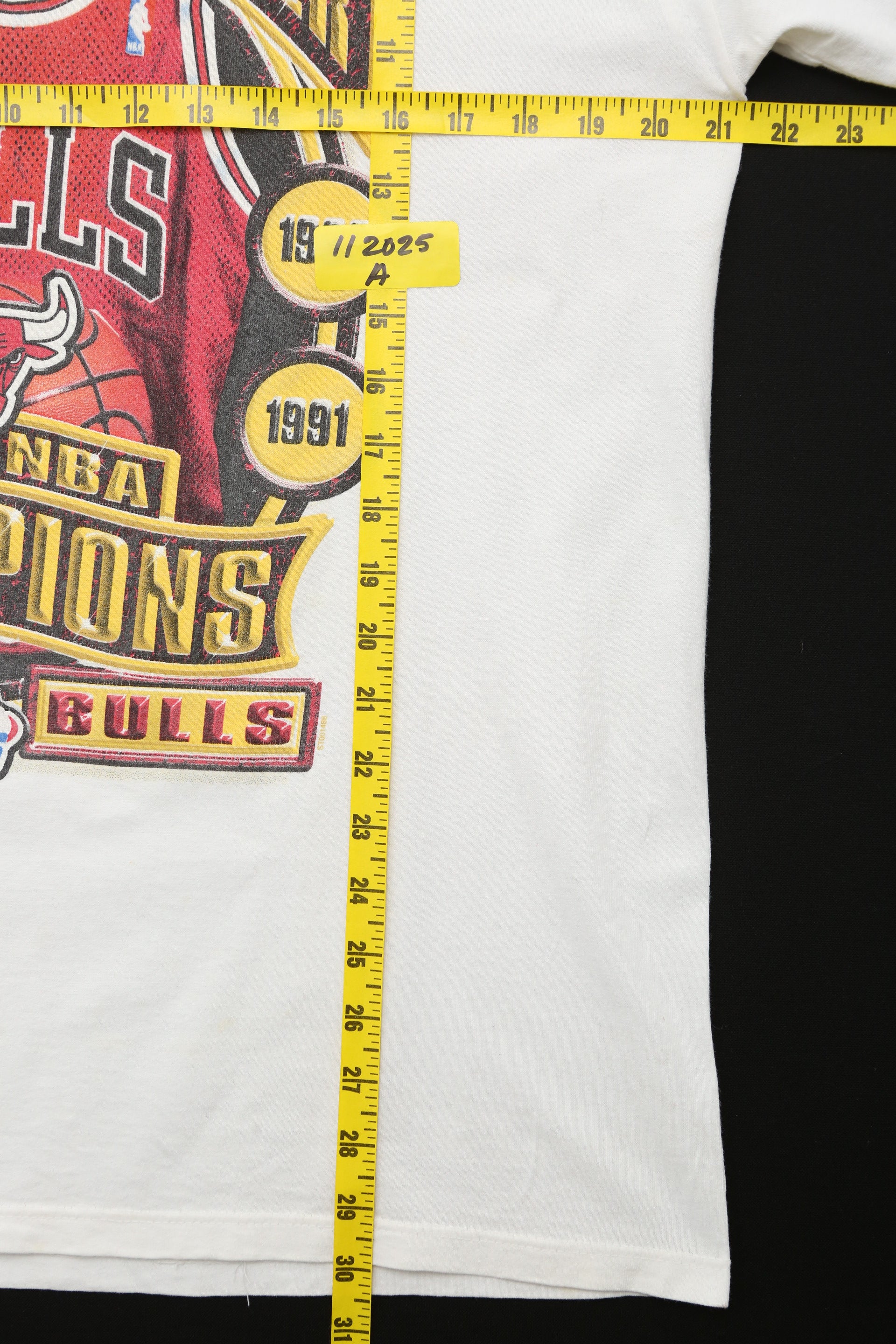1996 Vintage Chicago Bulls "Greatest Team Ever" T-Shirt