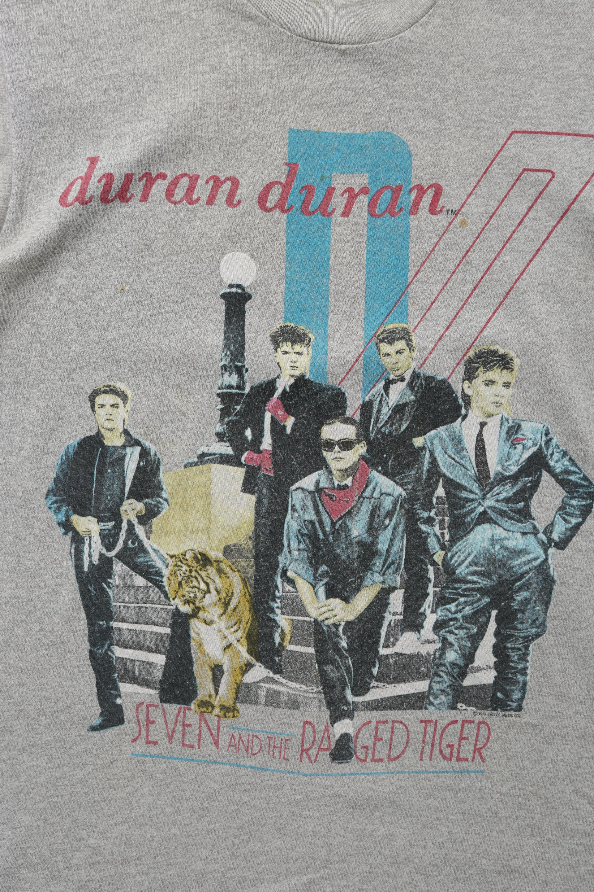 1984 Duran Duran "Seven and the Ragged Tiger" concert t-shirt