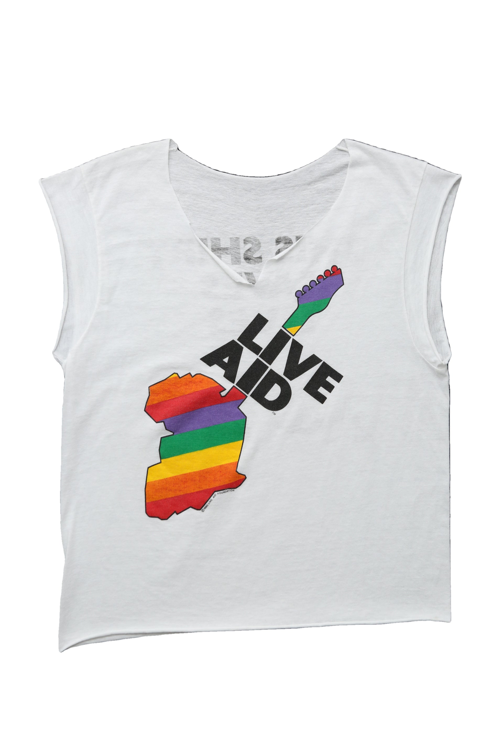 1985 Vintage Live Aid concert promo tee
