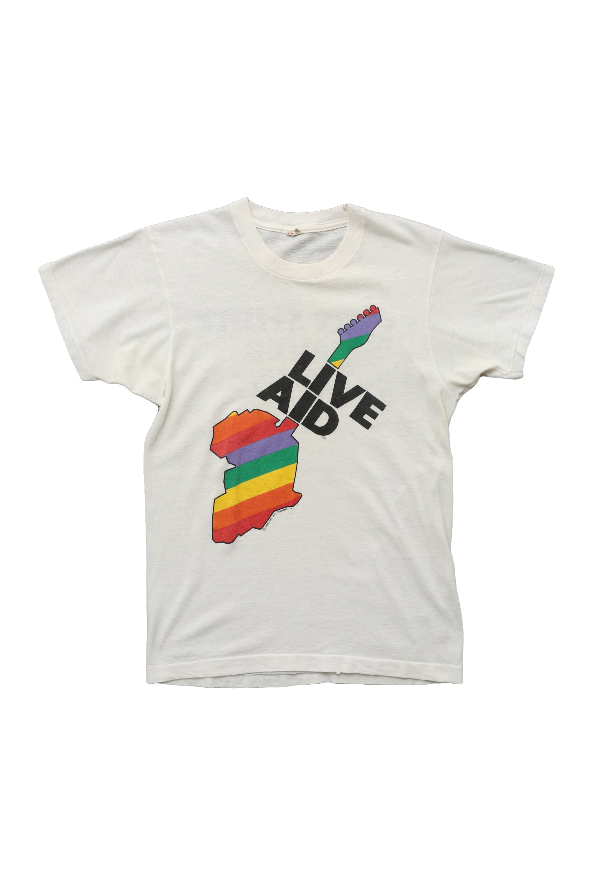 1985 Live Aid Concert promo T-shirt