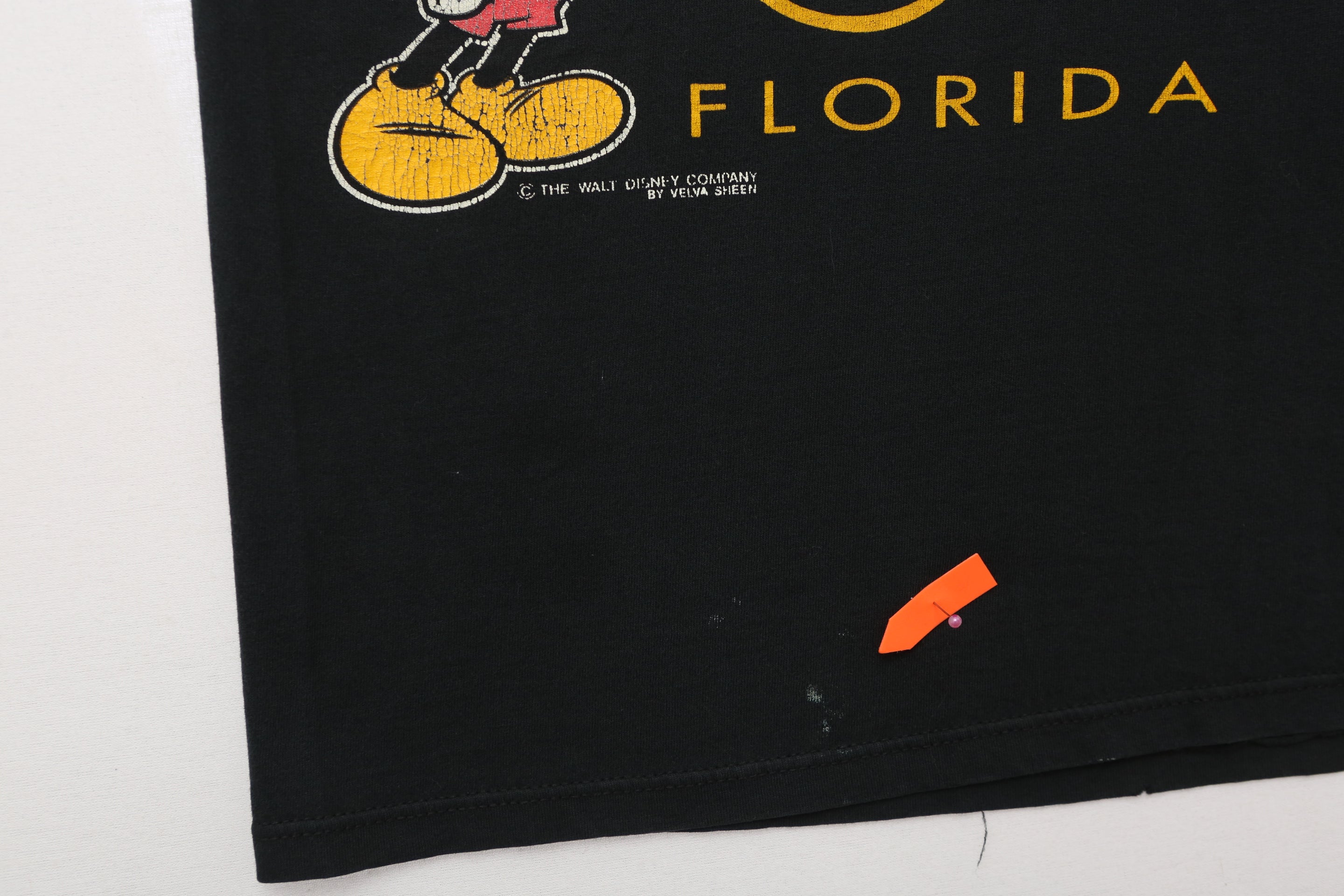 1990's Velva Sheen Mickey Mouse Florida Tribal Shirt