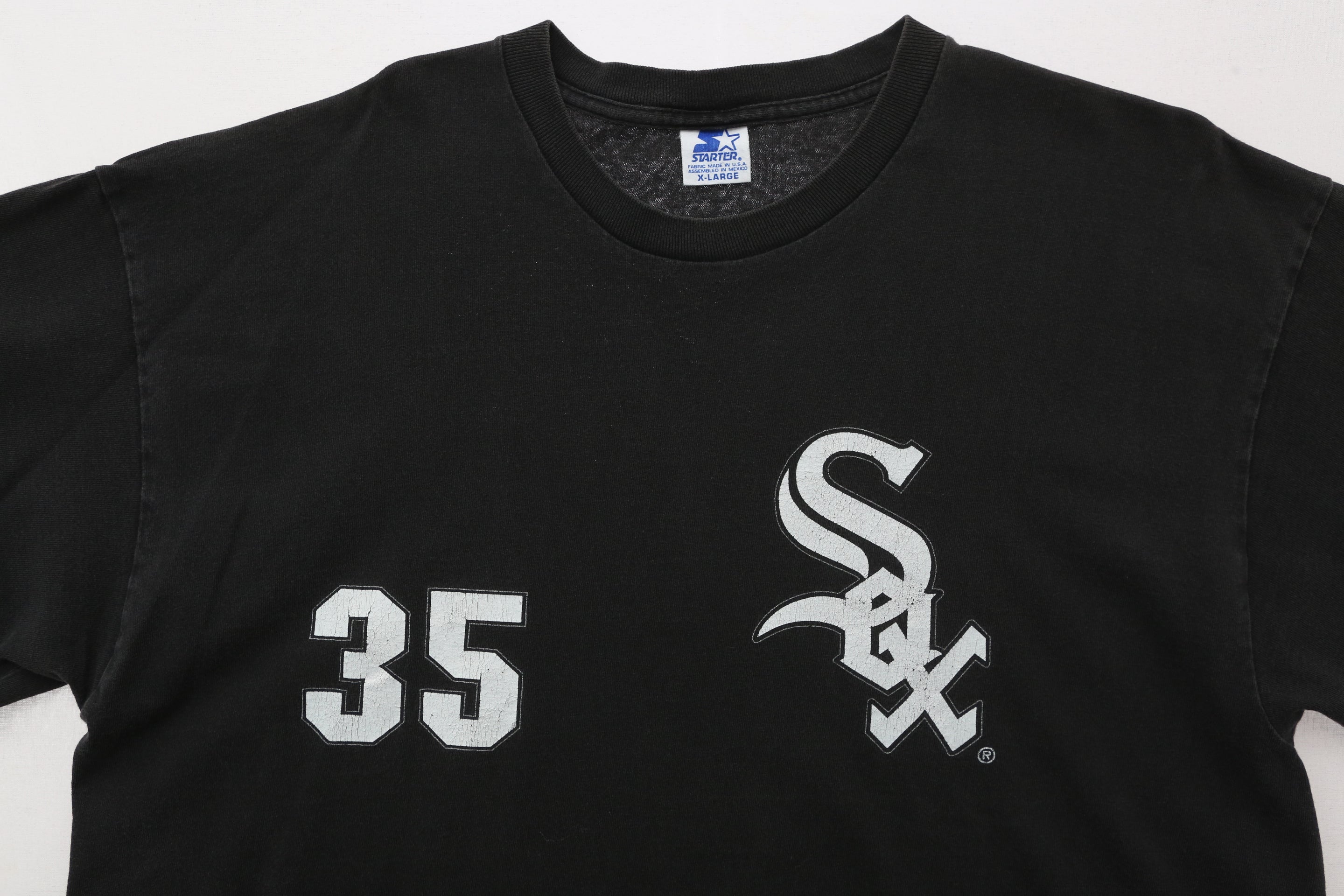 1990's Starter Chicago White Soxs Frank Thomas Jersey tee