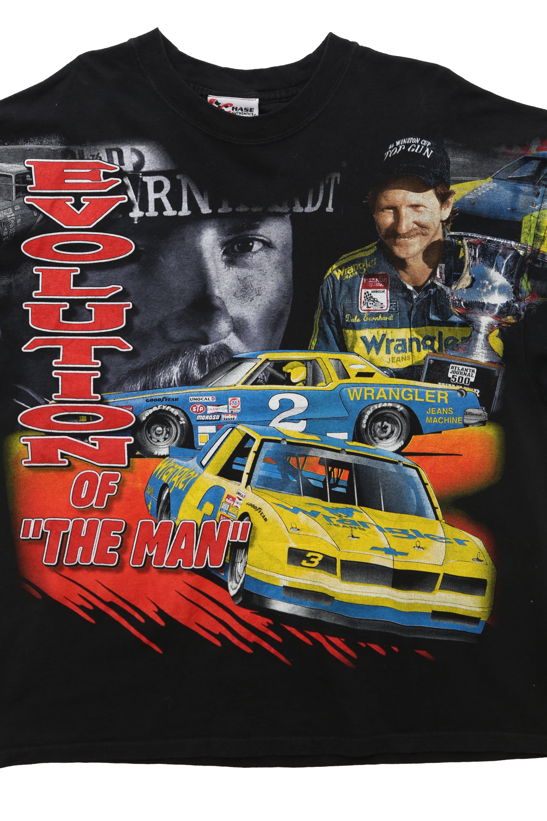 1998 Chase Authentics Dale Earnhardt Sr. AOP tee