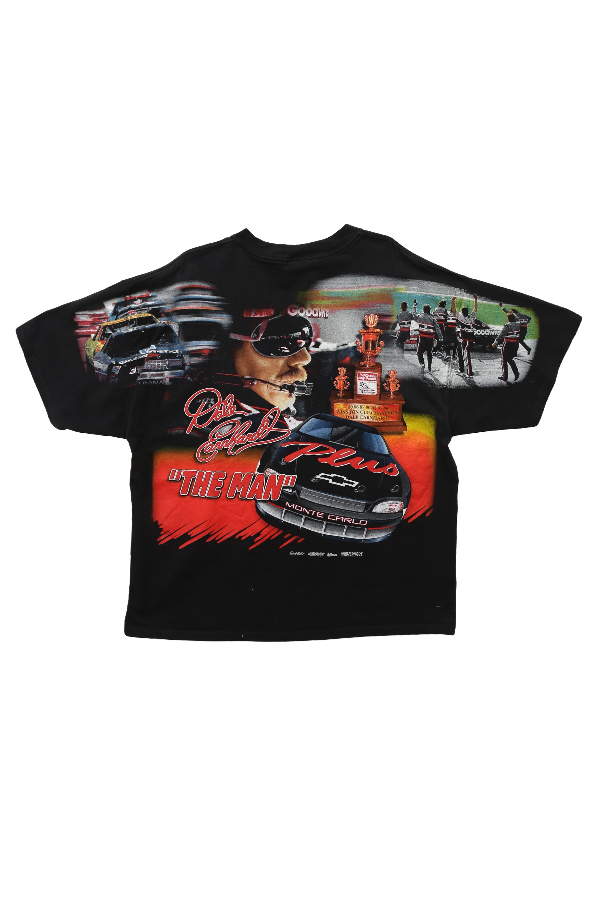 1998 Chase Authentics Dale Earnhardt Sr. AOP tee