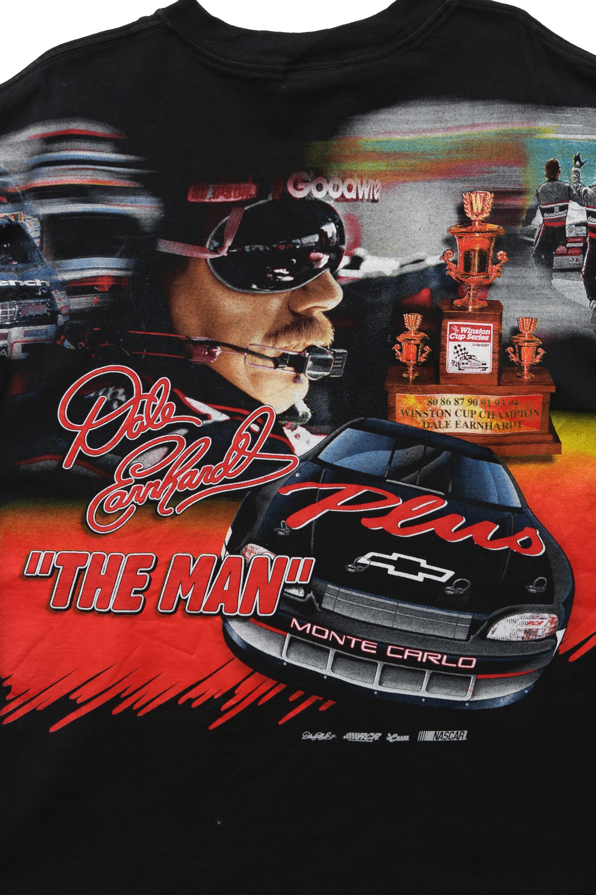 1998 Chase Authentics Dale Earnhardt Sr. AOP tee