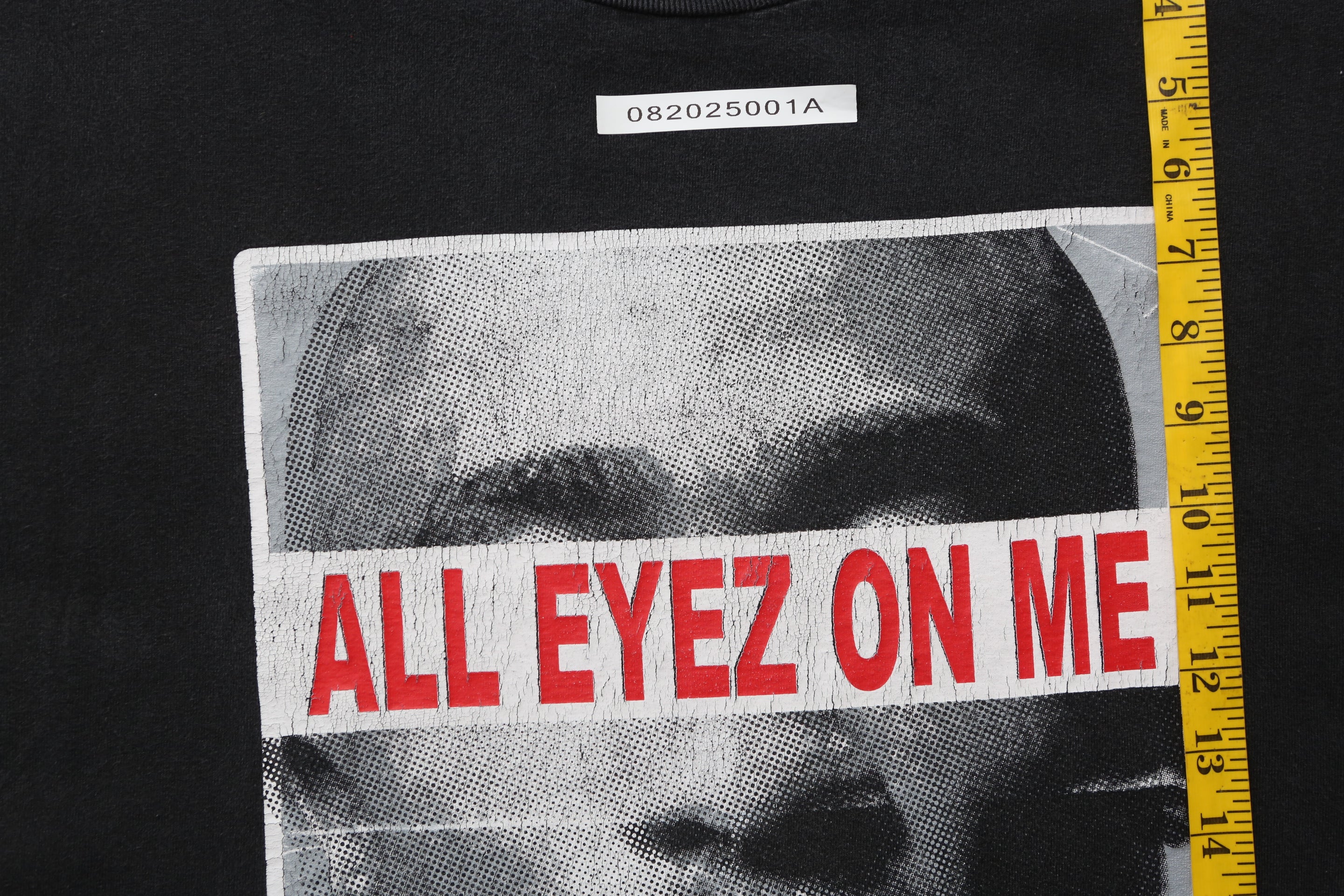 Y2K Tupac "All Eyez on Me" graphic tee