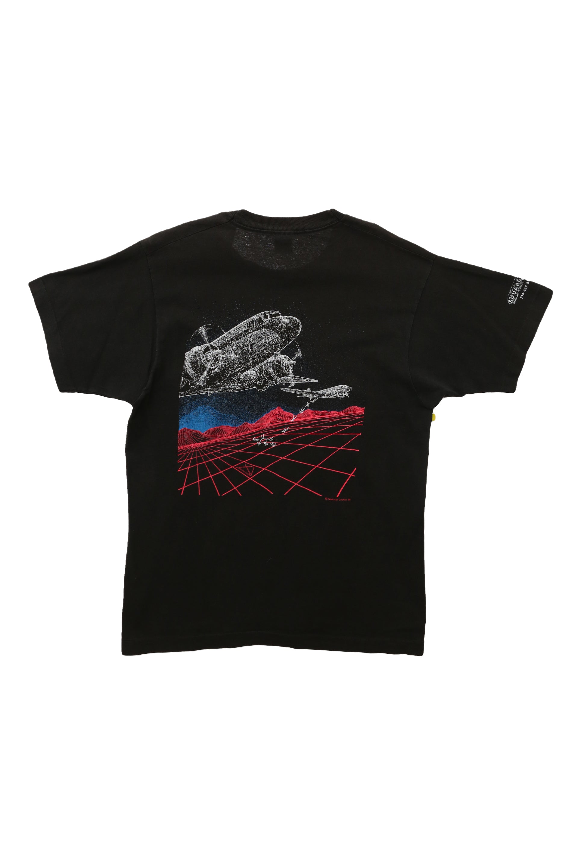 Douglas DC-3 Parachute graphic tee