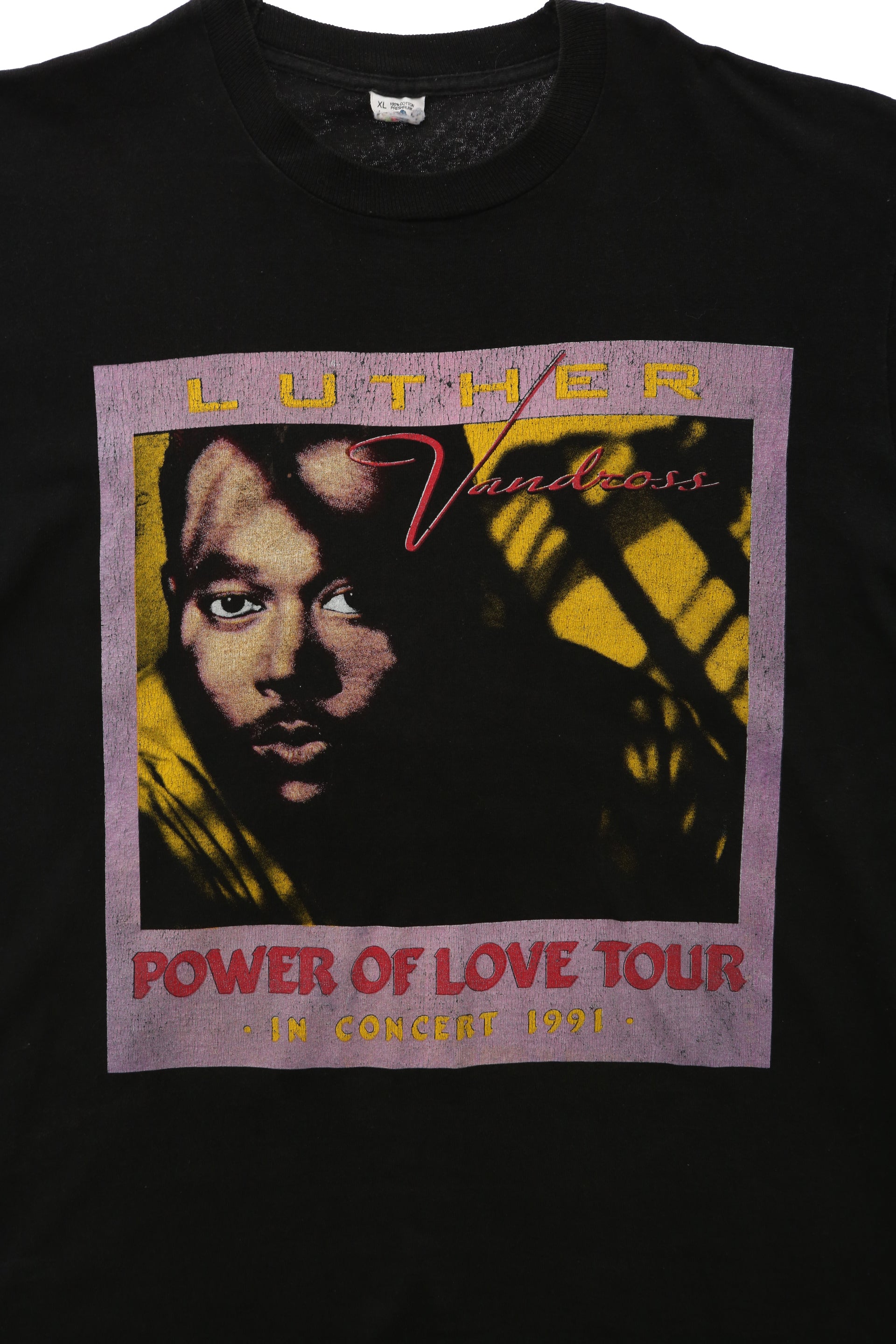 1991 Luther Vandross Power of Love Tour T-shirt