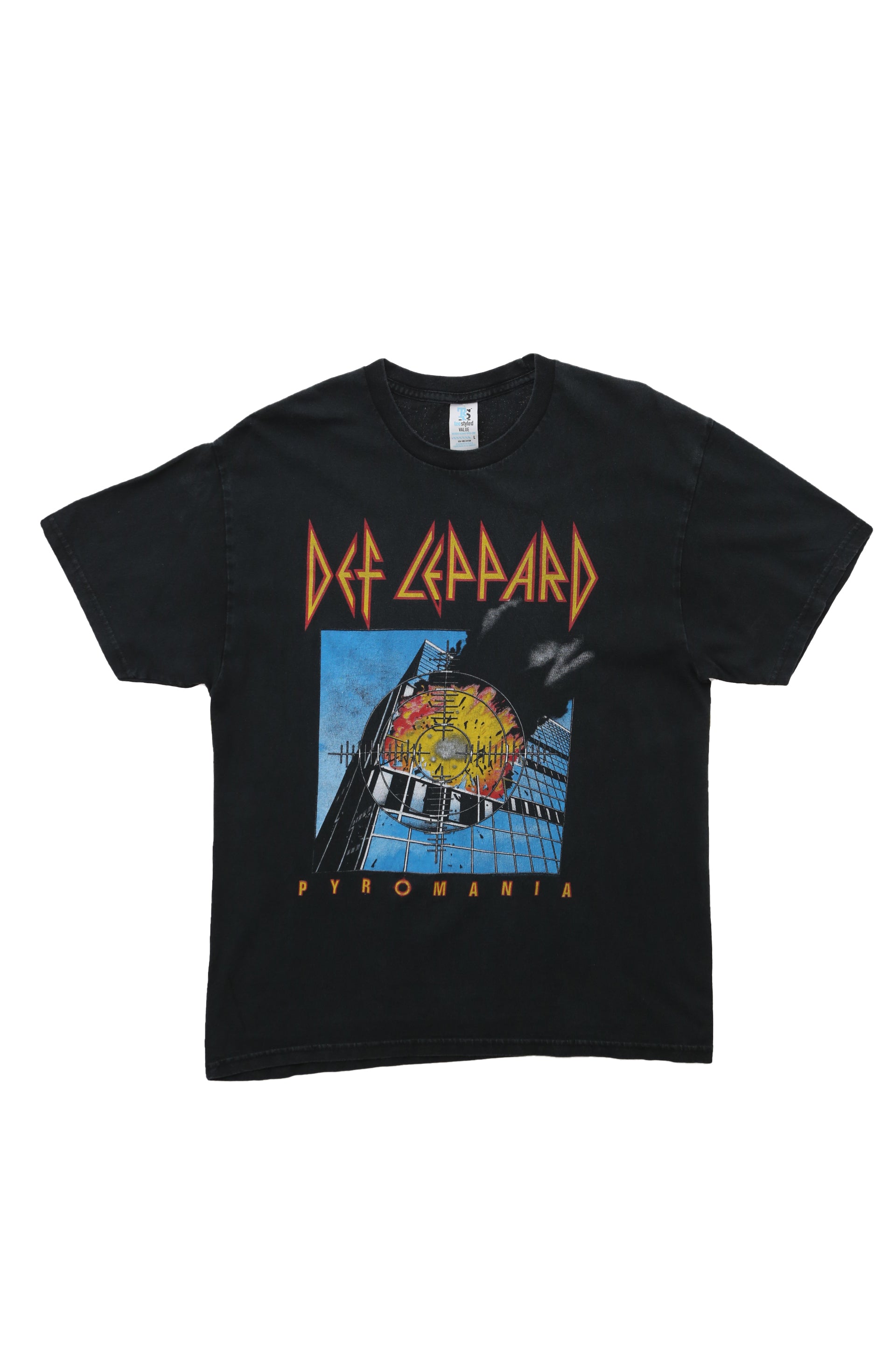 Y2K Def Leppard Pyromania Reprint T-shirt