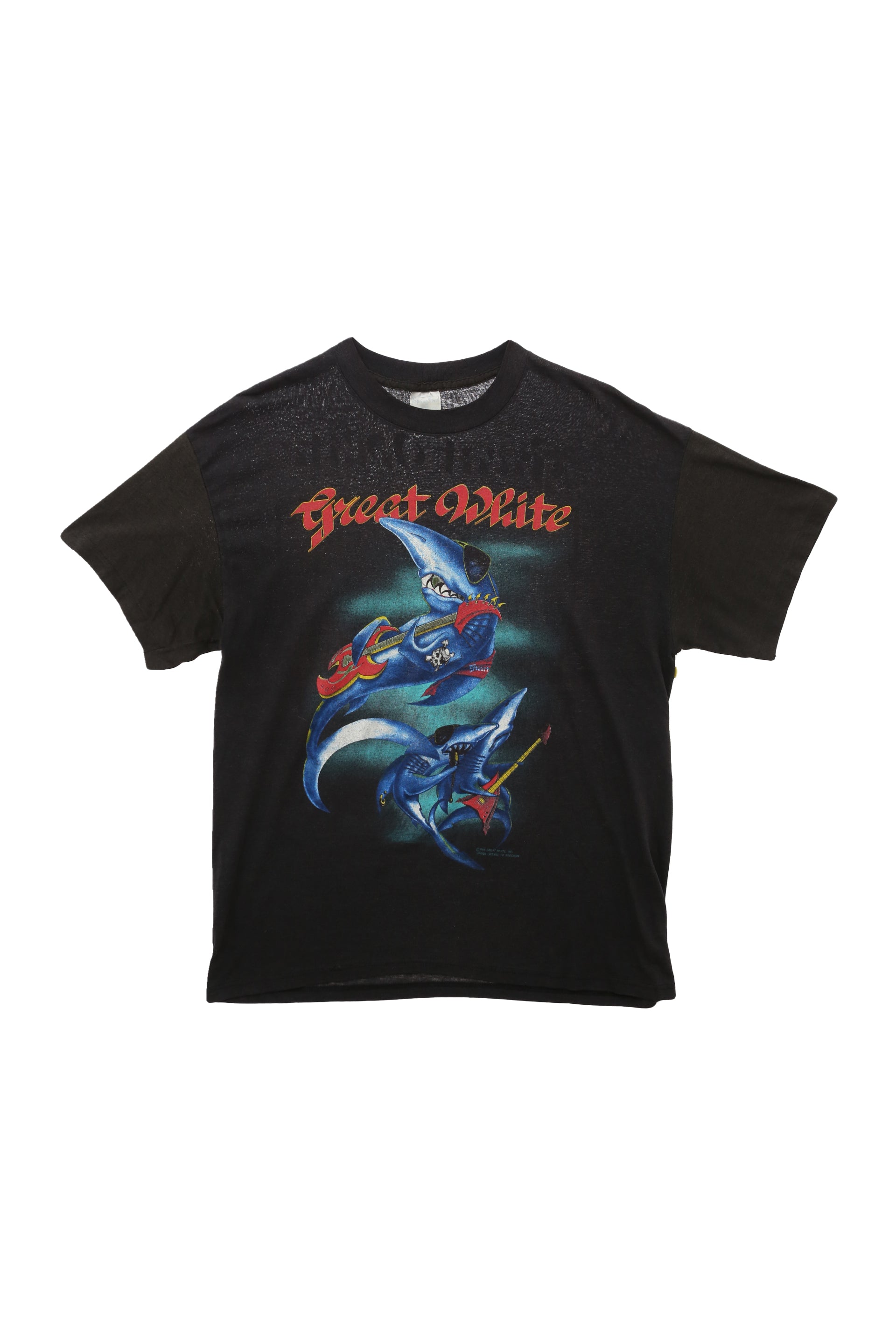 1989 Vintage Great White "Twice Shy" Concert T-shirt