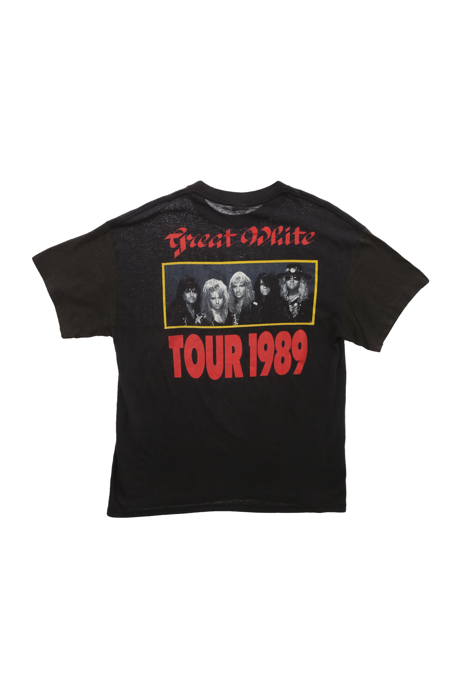 1989 Vintage Great White "Twice Shy" Concert T-shirt