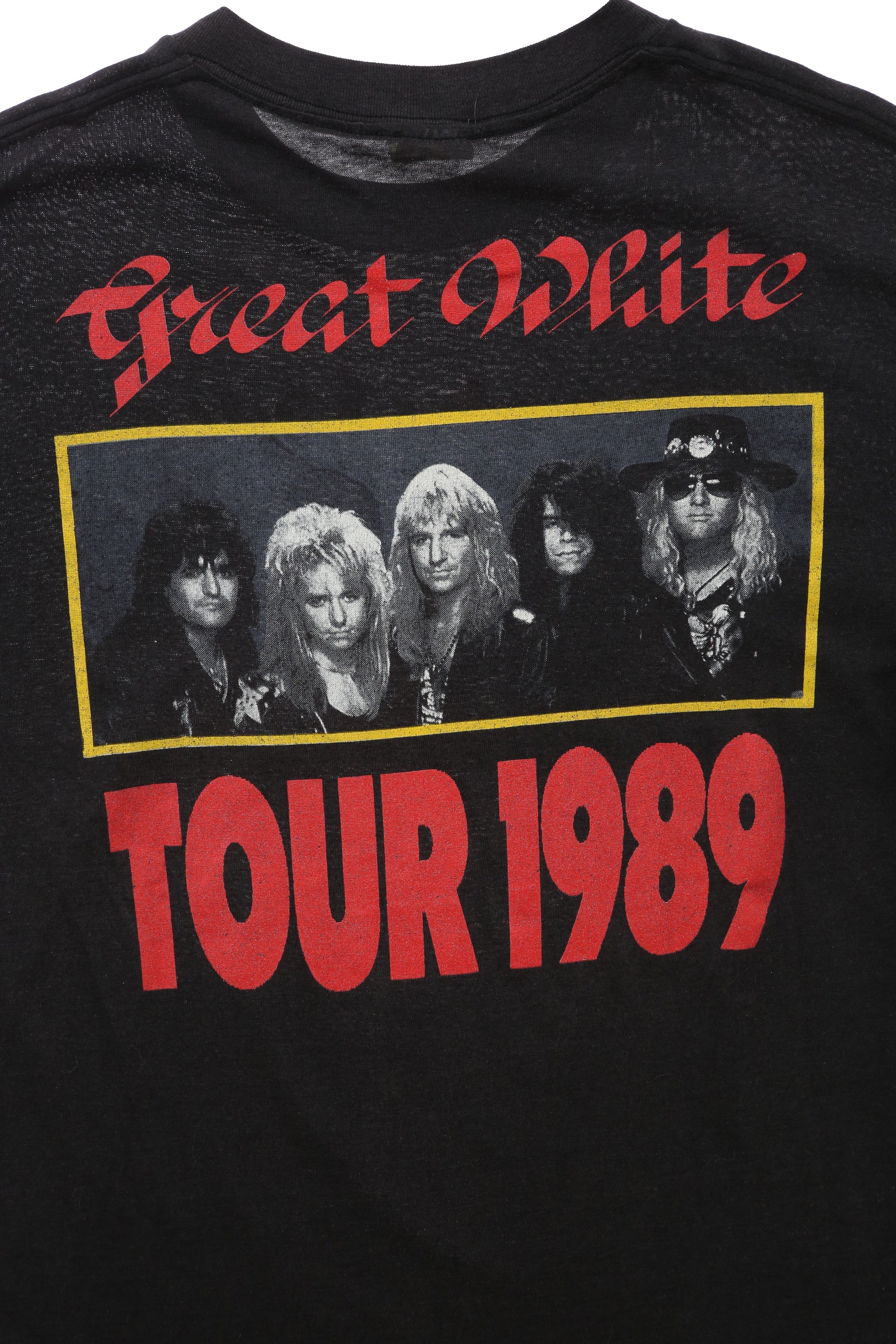 1989 Vintage Great White "Twice Shy" Concert T-shirt