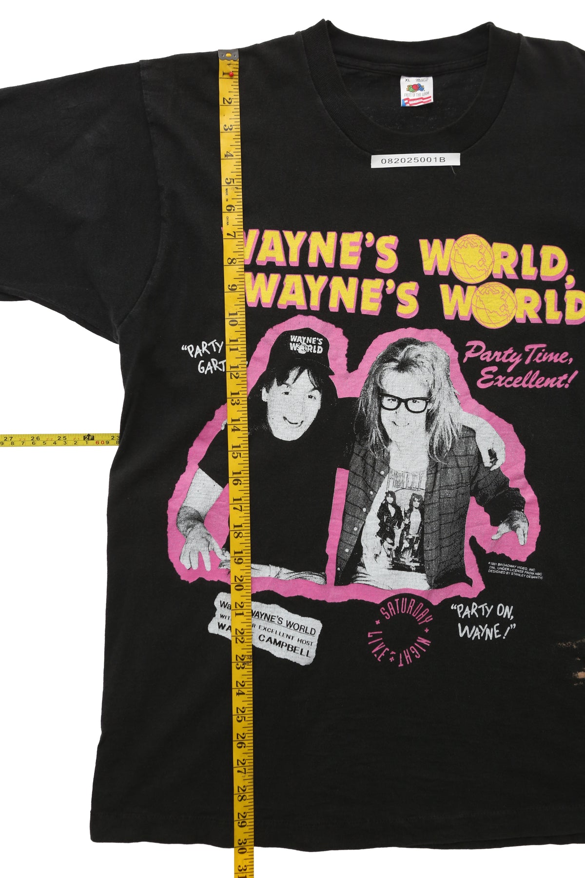 1991 Wayne's World Movie Promo T-shirt