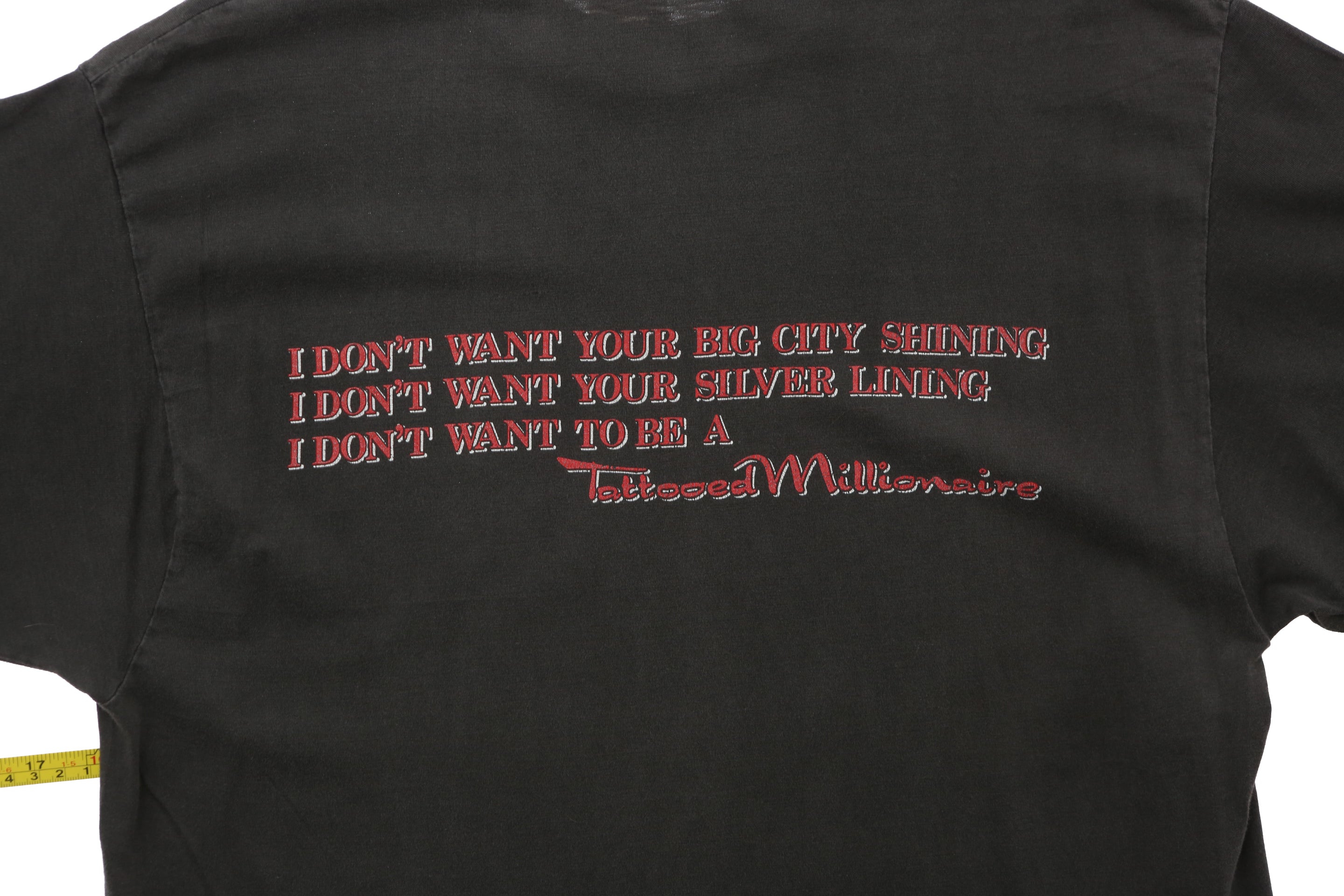 1990 Bruce Dickinson "Tattoed Millionaire" Promo T-shirt