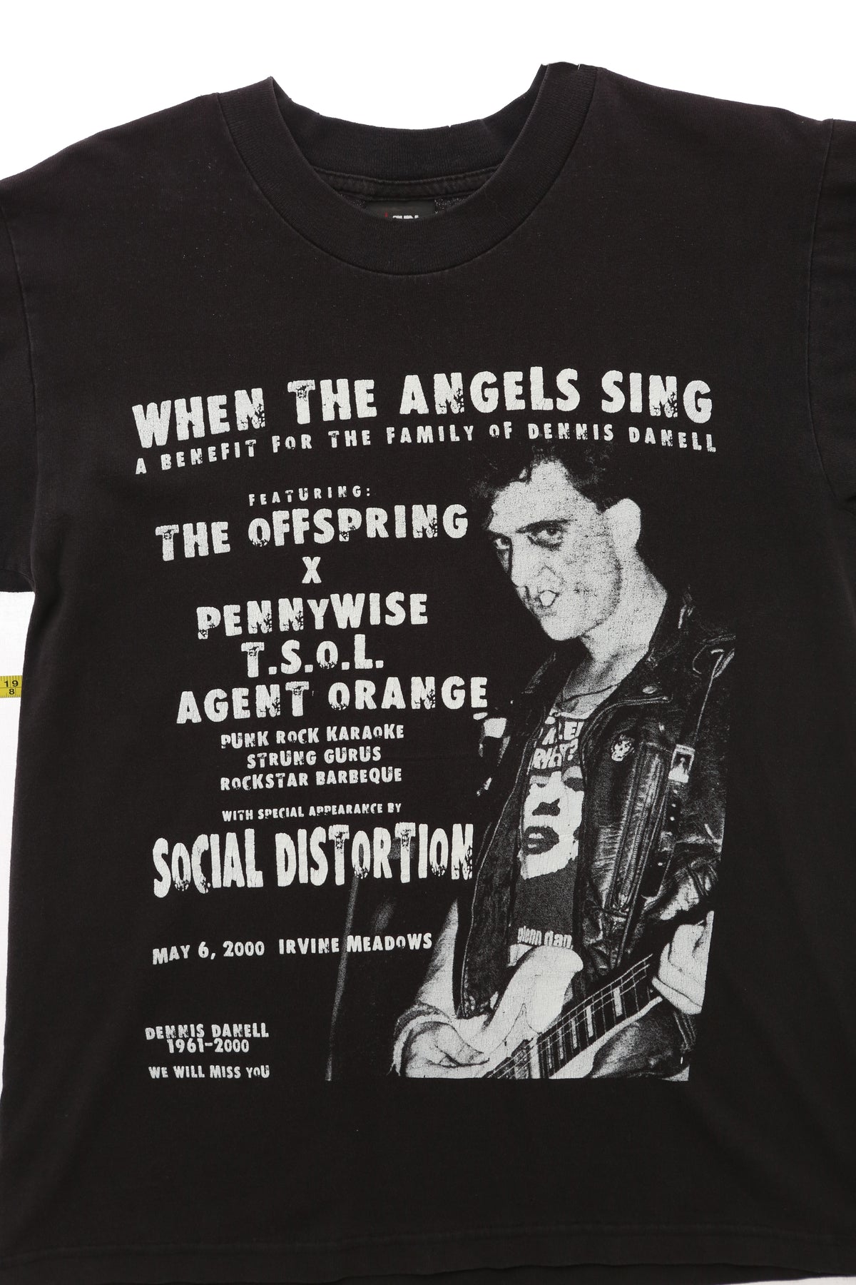 Y2K Social Distortion Dennis Danell Benefit T-shirt