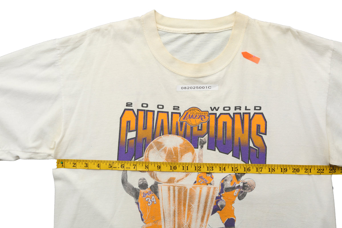 2002 Los Angeles Lakers World Champions T-shirt