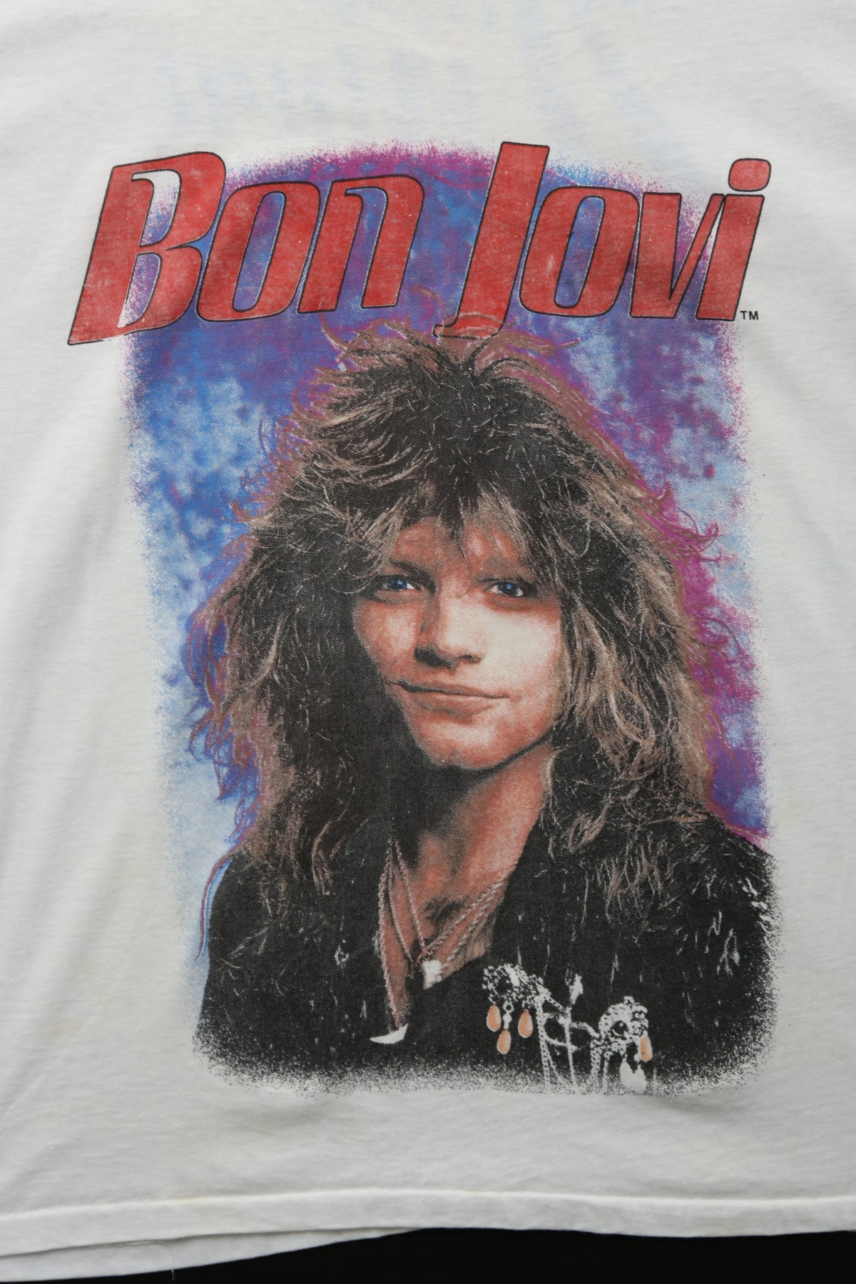1986 Bon Jovi "Slippery When Wet" World Tour T-shirt