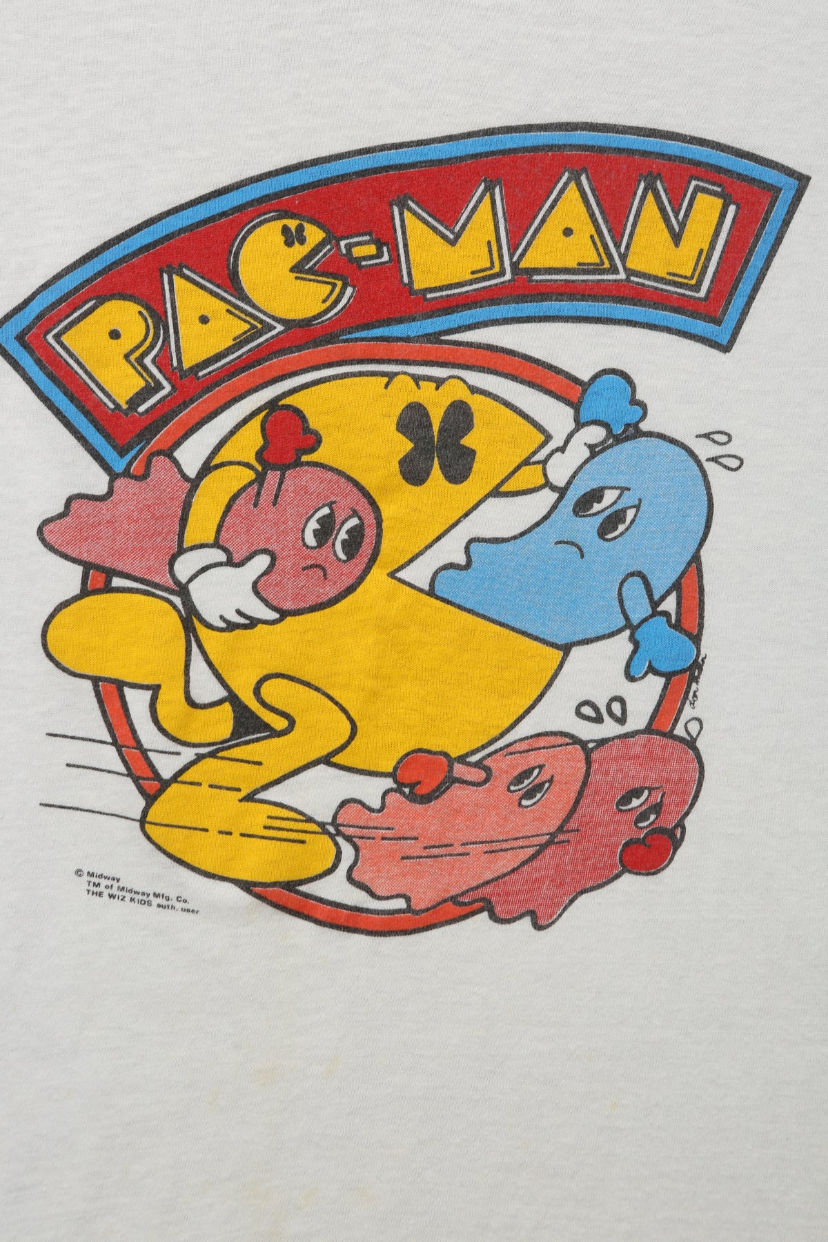 1981 Vintage Pac-Man "The Wiz Kids" Promo Ringer T-shirt