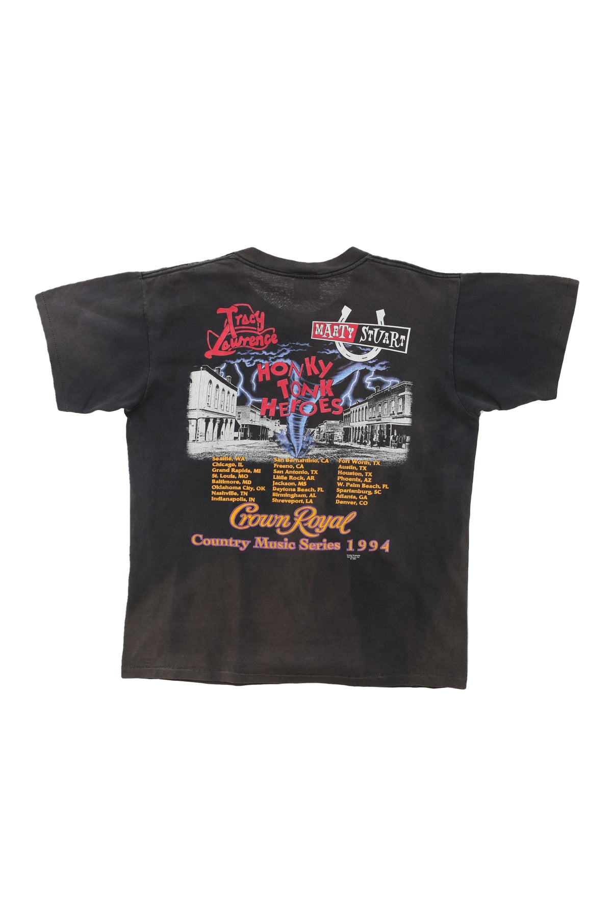 1994 Crown Royal Country "Honky Tonk Heroes" Promo T-shirt