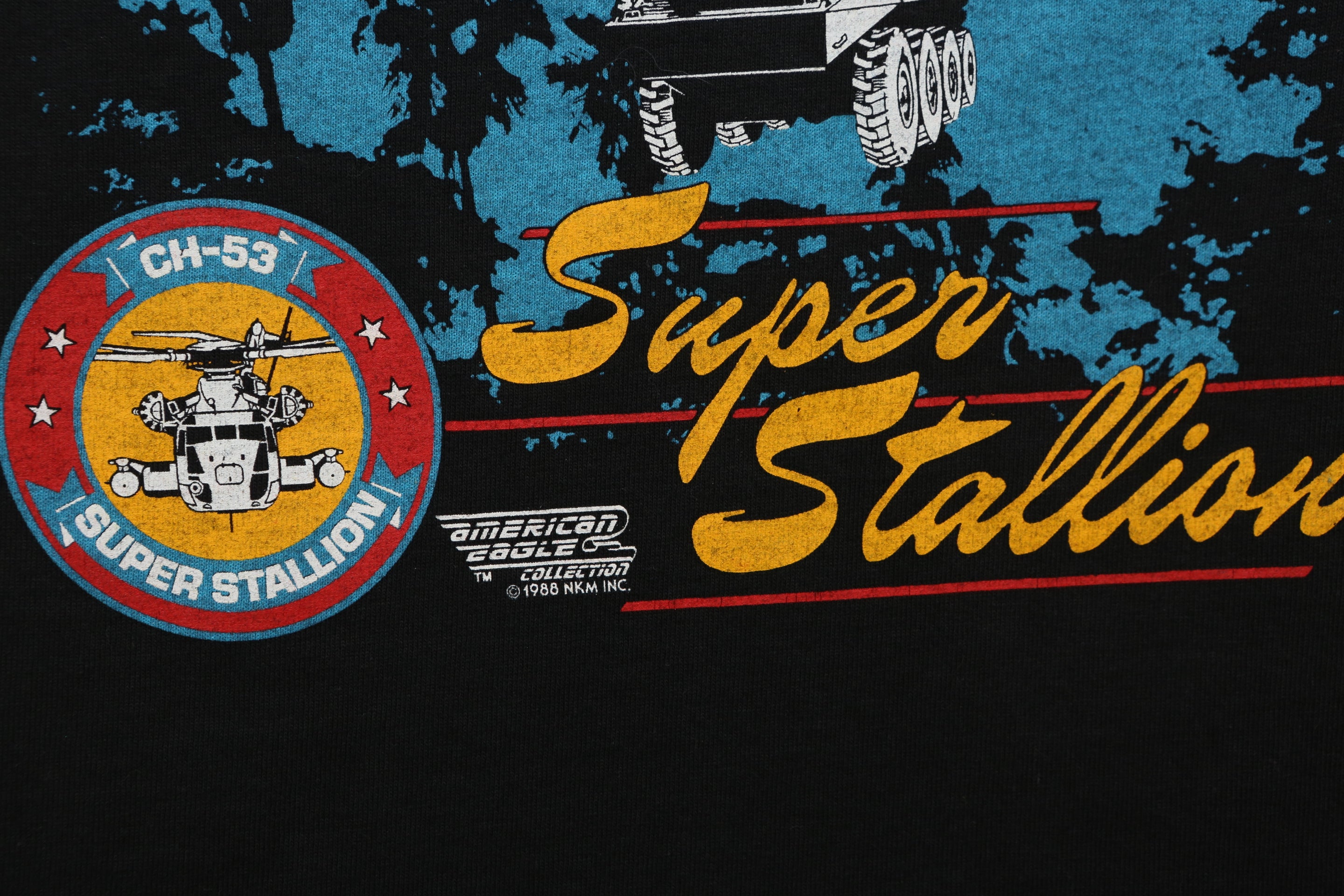 1988 Vintage CH-53 Super Stallion Military Helicopter t-shirt