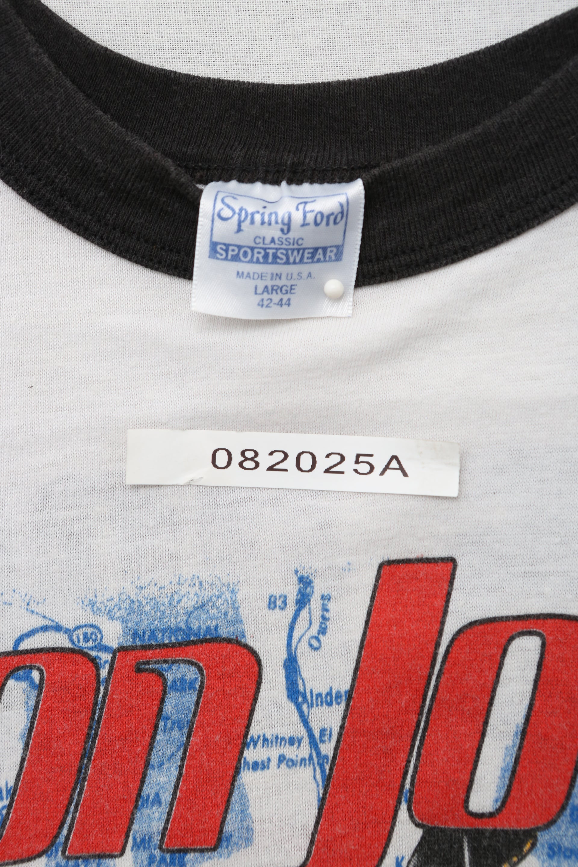 1987 Vintage Bon Jovi Irvine Meadows Raglan Jersey tee