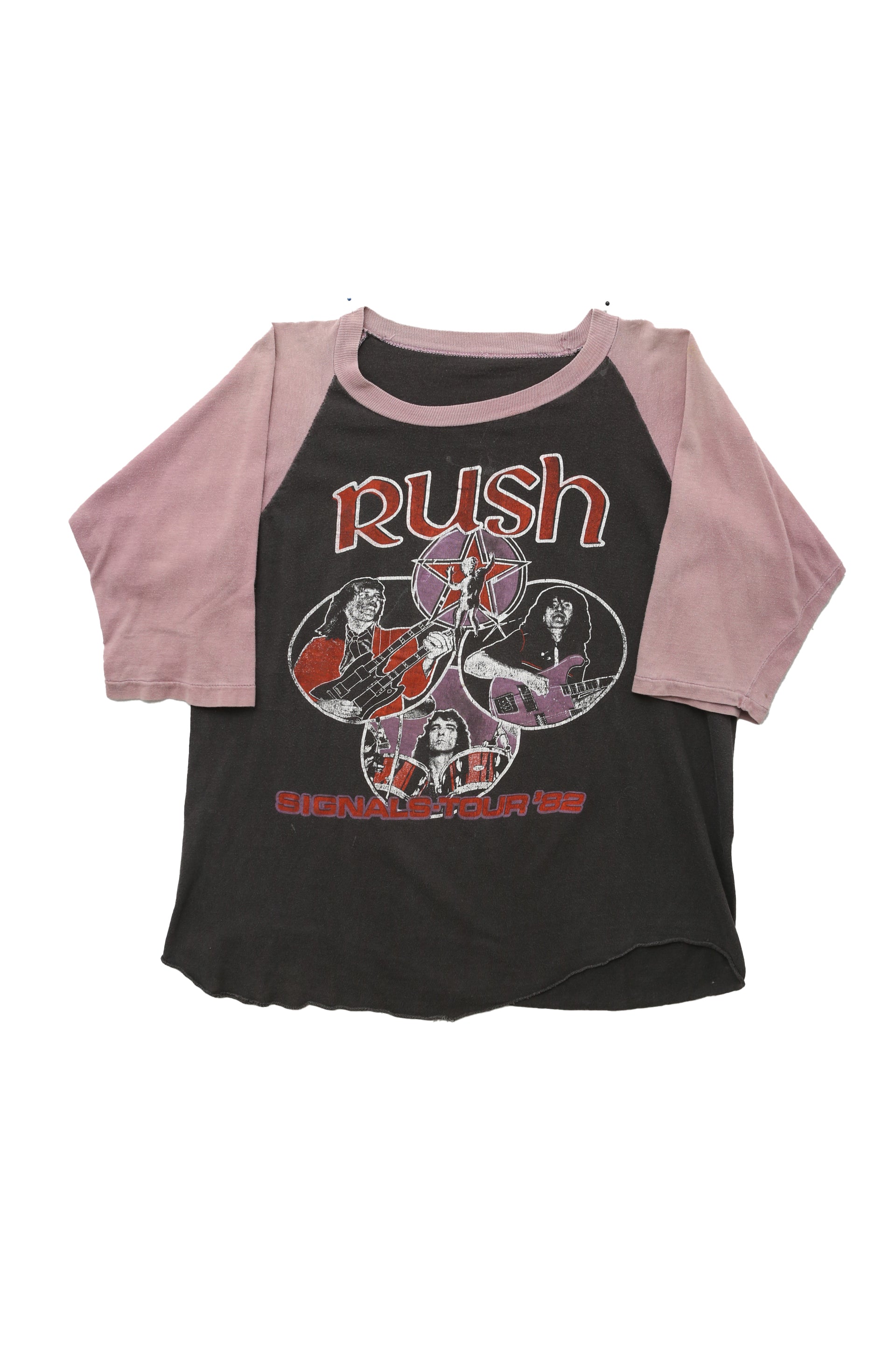 1982 Vintage Rush "Signals Tour" Baseball Raglan t-shirt